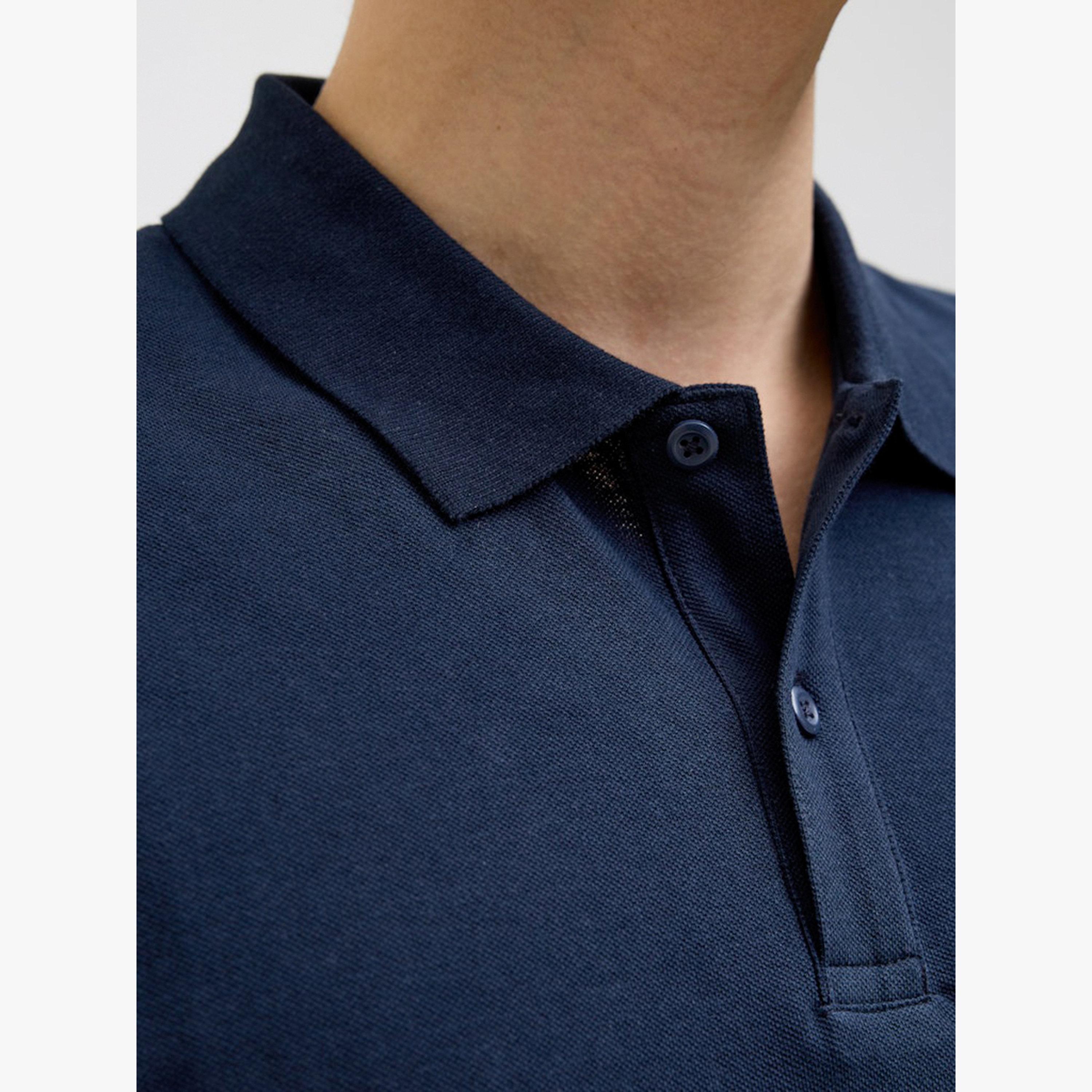 تيشيرت بولو قطن بقصة عادية-men-clothing-tshirtsandpolos-polos-image-6