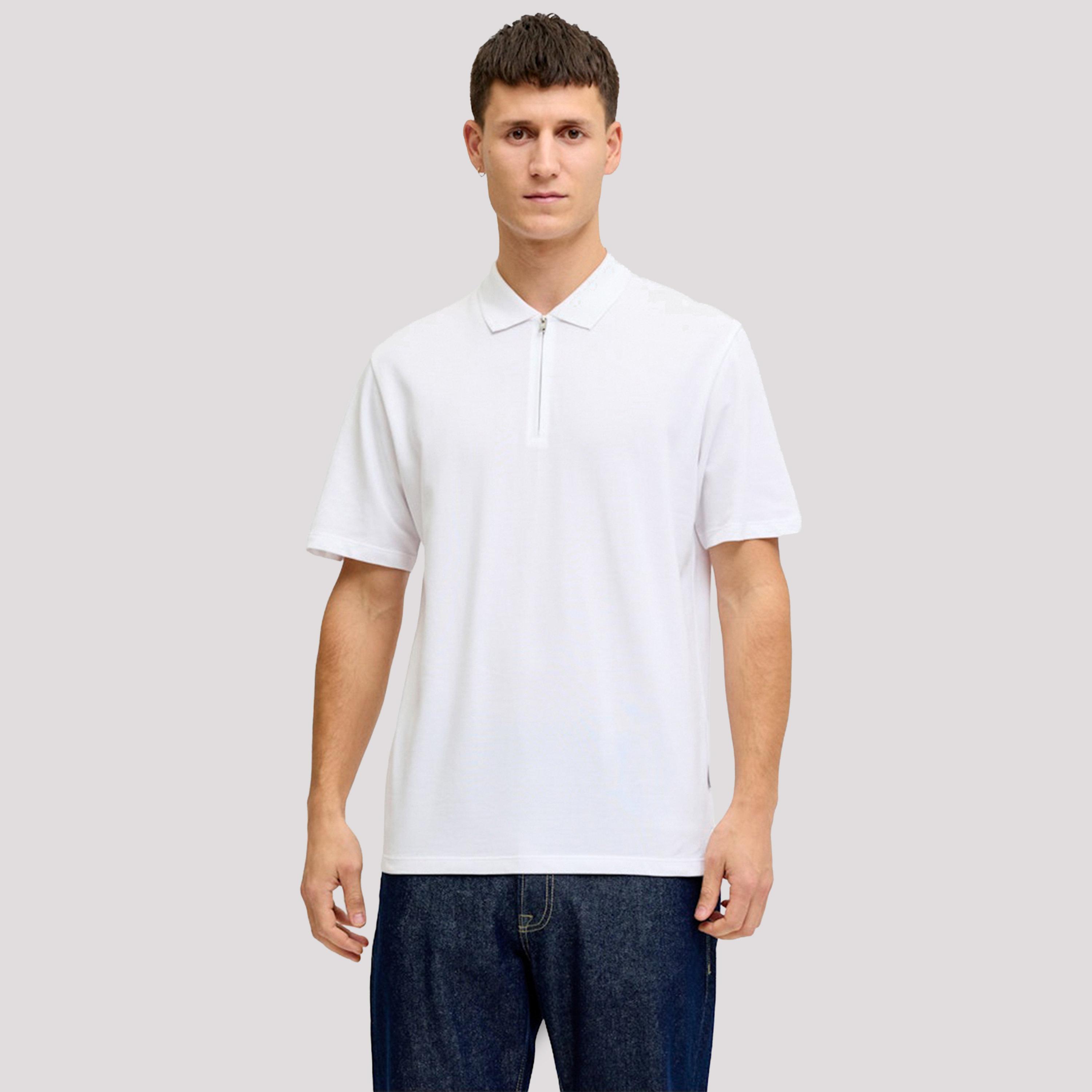 تيشيرت بولو قطن بسحاب غلق-men-clothing-tshirtsandpolos-polos-image-1