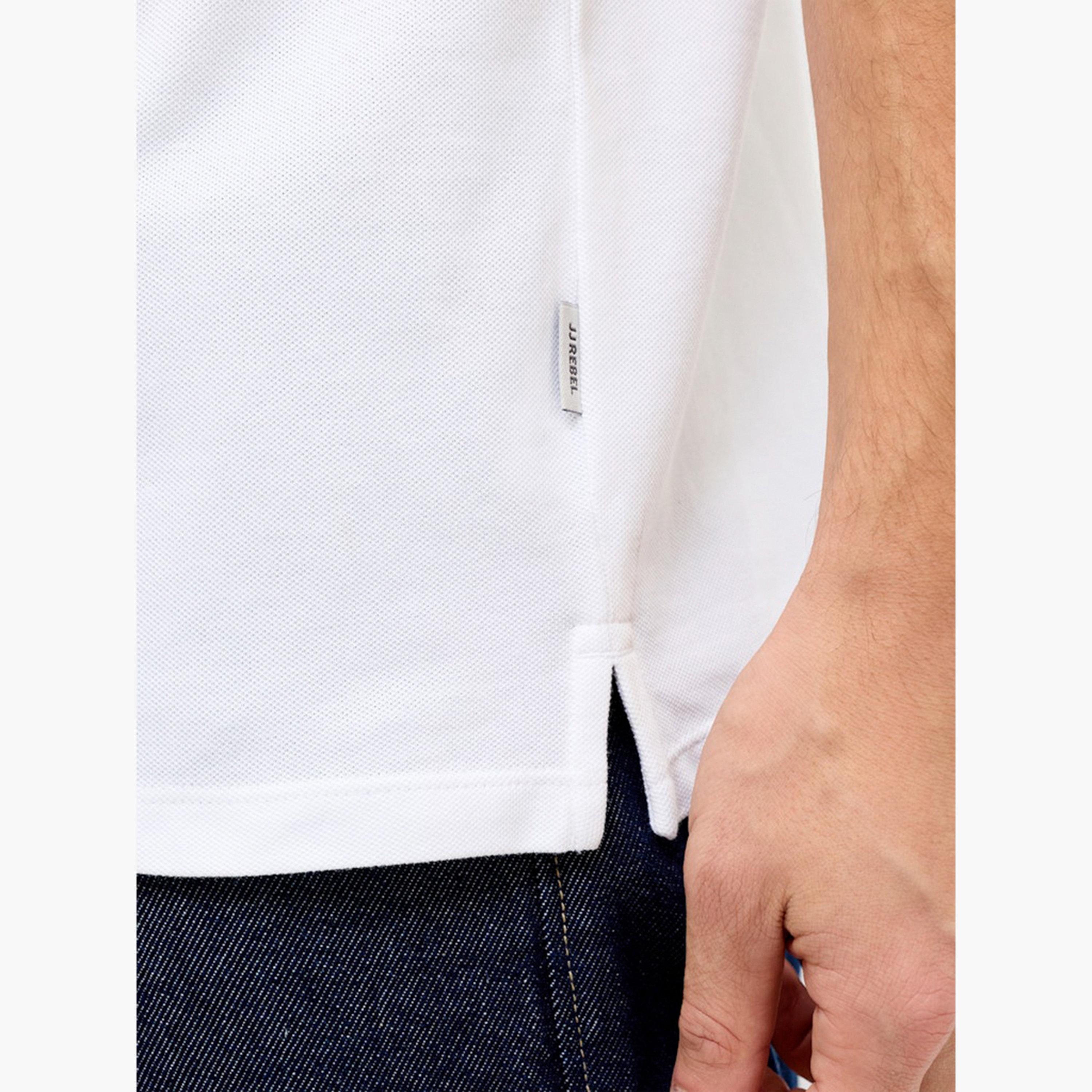 REBEL Men White Cotton Polo with Zip-men-clothing-tshirtsandpolos-polos-image-5
