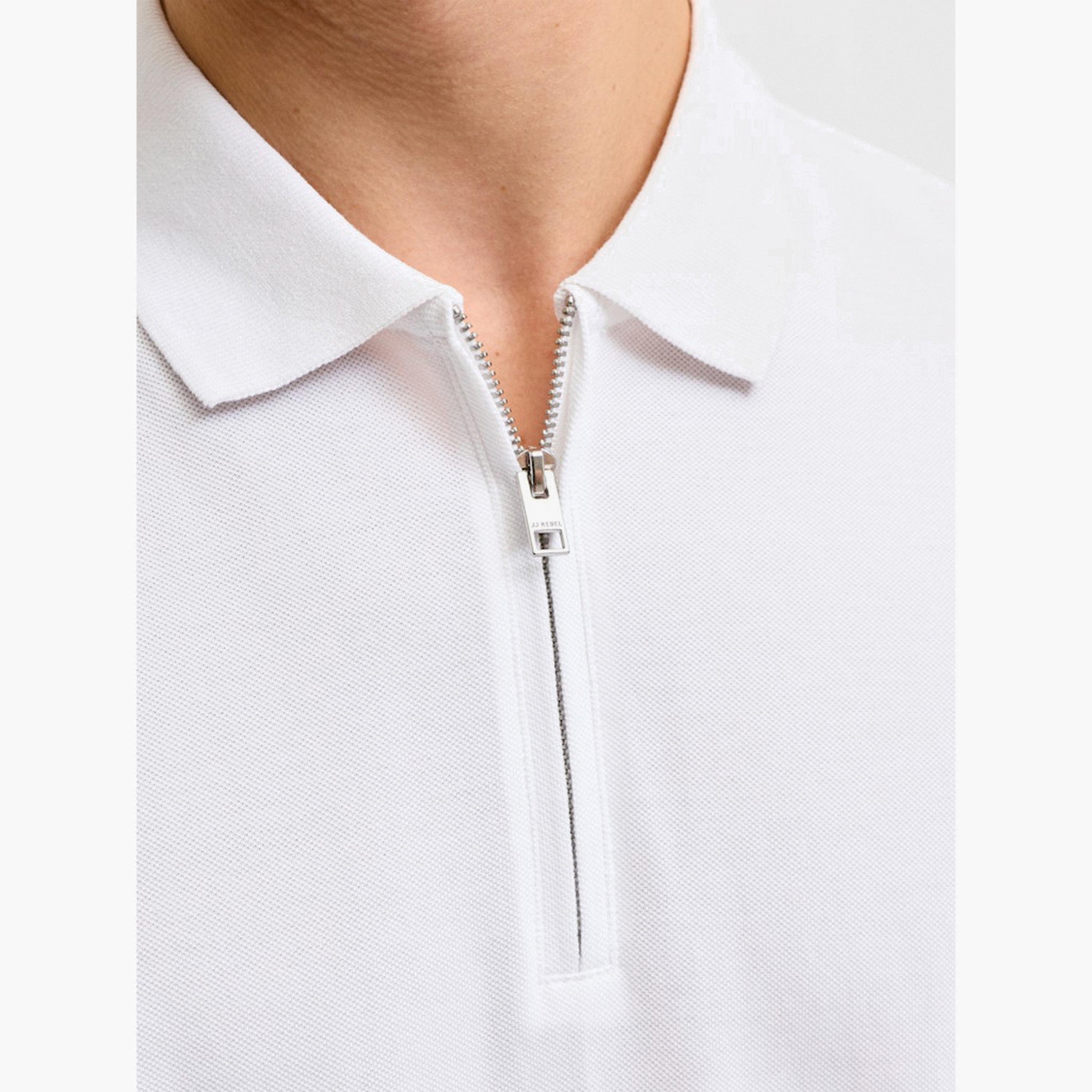 REBEL Men White Cotton Polo with Zip-men-clothing-tshirtsandpolos-polos-image-6