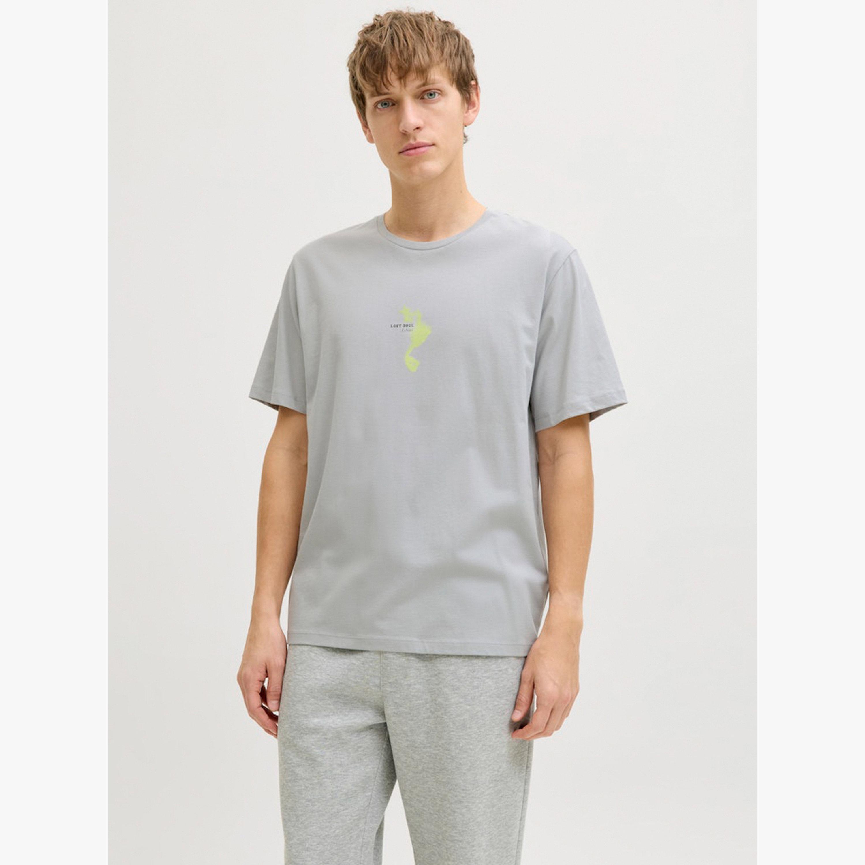 REBEL Men Grey Graphic Cotton Crew Neck T-Shirt-men-clothing-tshirtsandpolos-tshirts-image-1
