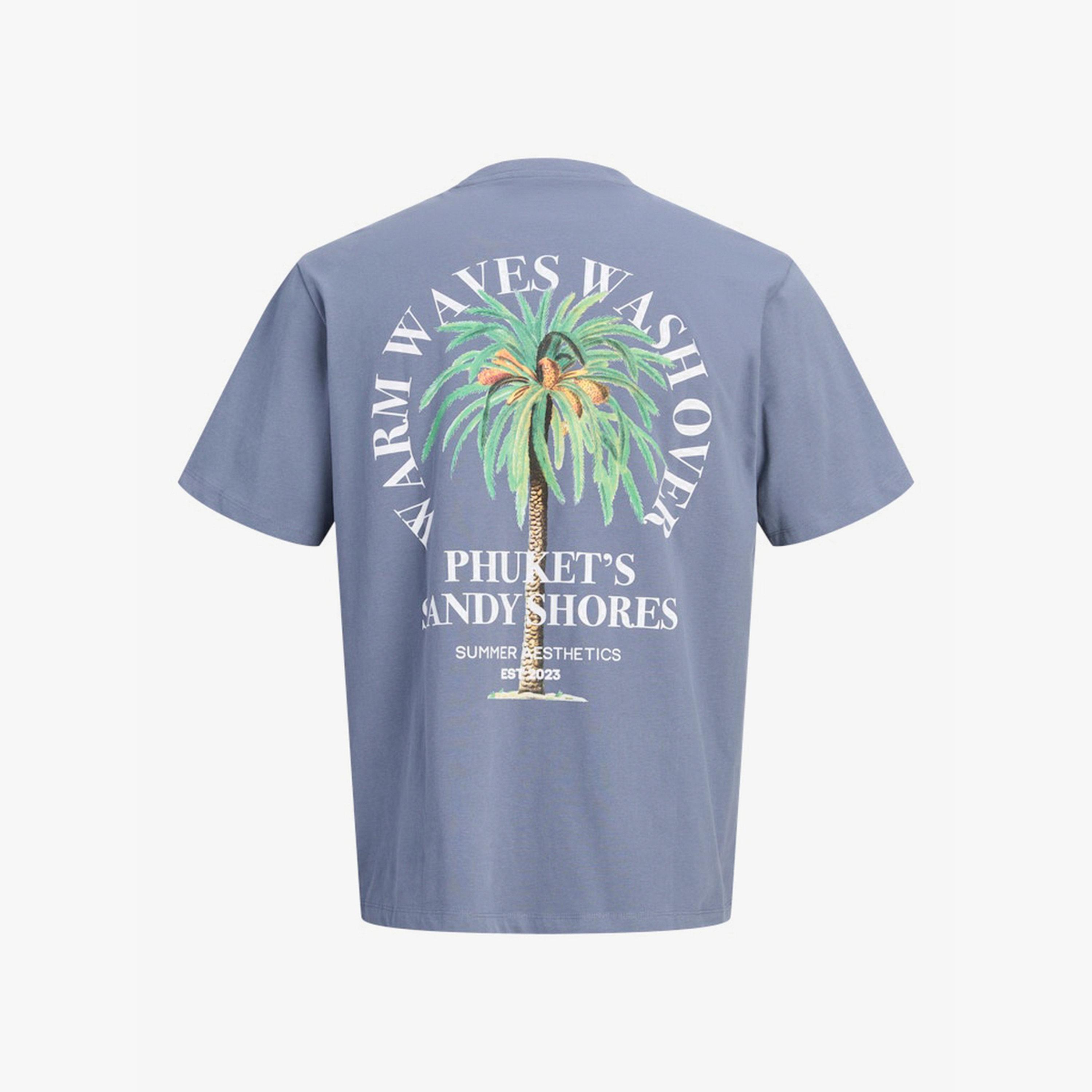 تيشيرت قطن بياقة دائرية وطبعة جرافيك-men-clothing-tshirtsandpolos-tshirts-image-6