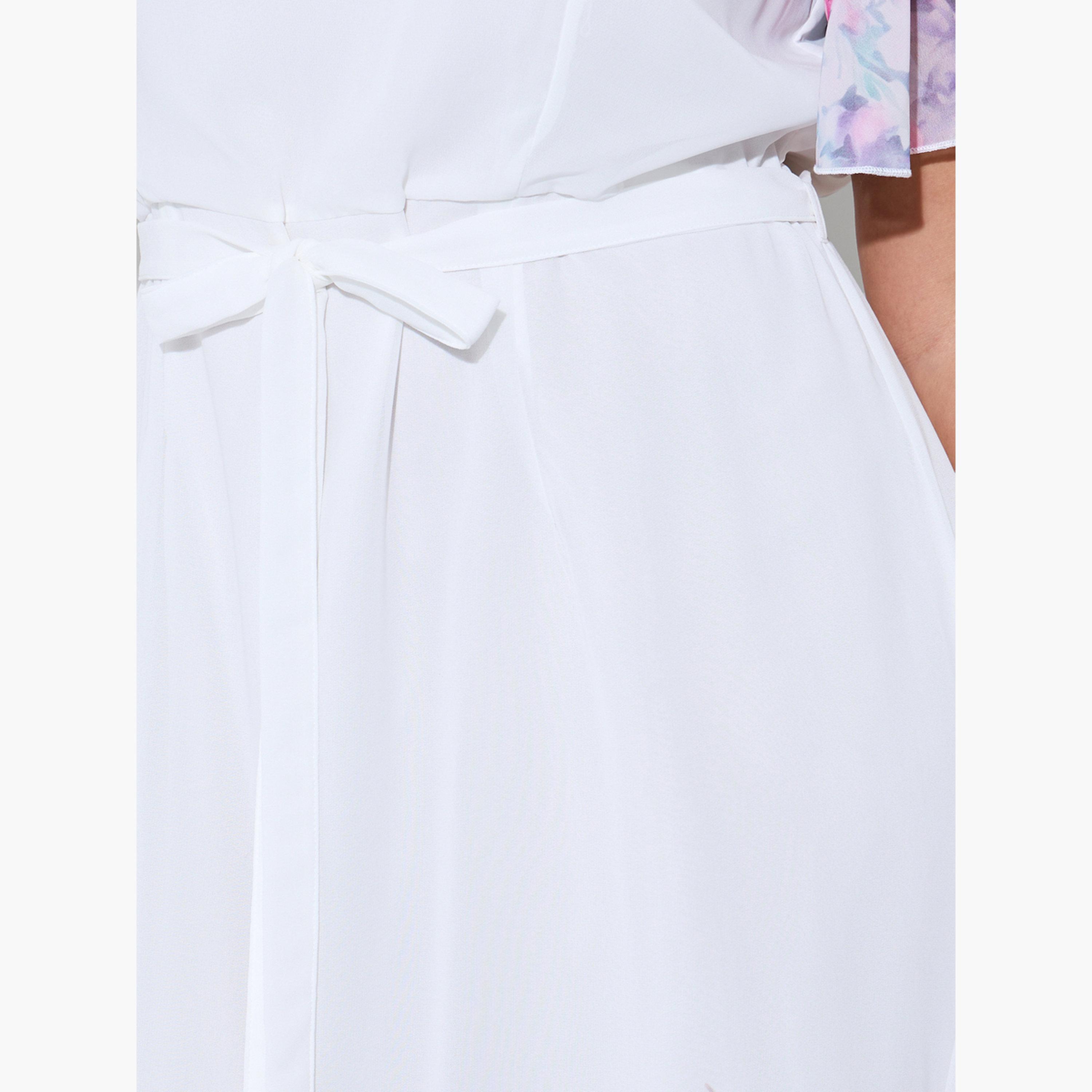 فستان طويل بحافة واسعة ومطبع بالزهور بمقاس كبير-women-clothing-dresses-image-5