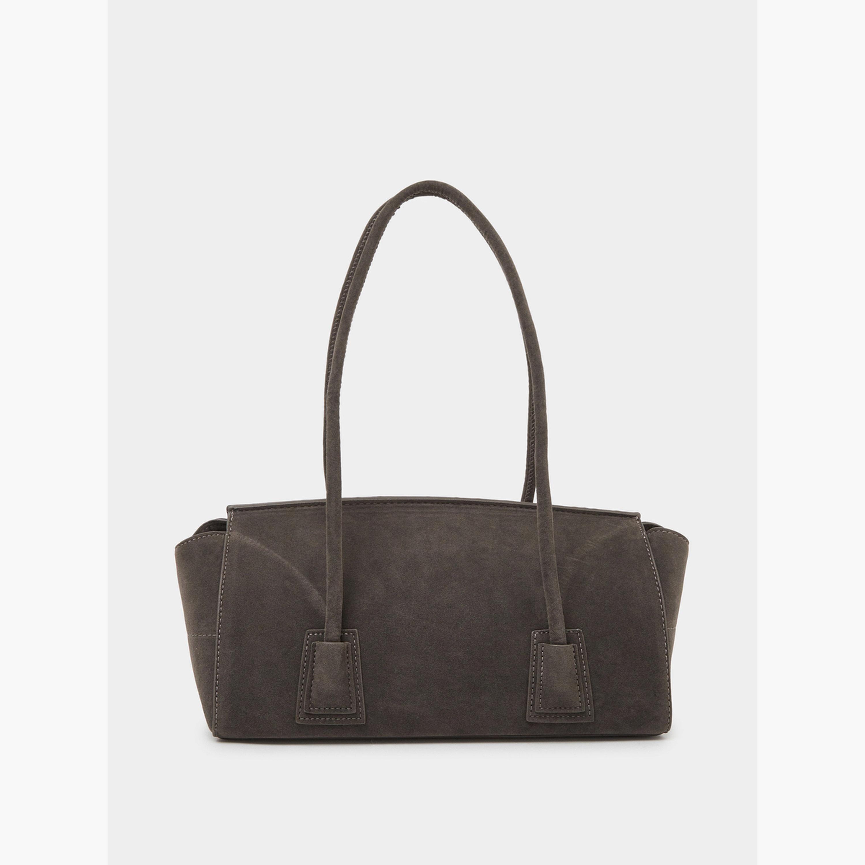 Styli Grey Flap Over Elongated Shoulder Bag-women-bagsandwallets-handbags-image-3