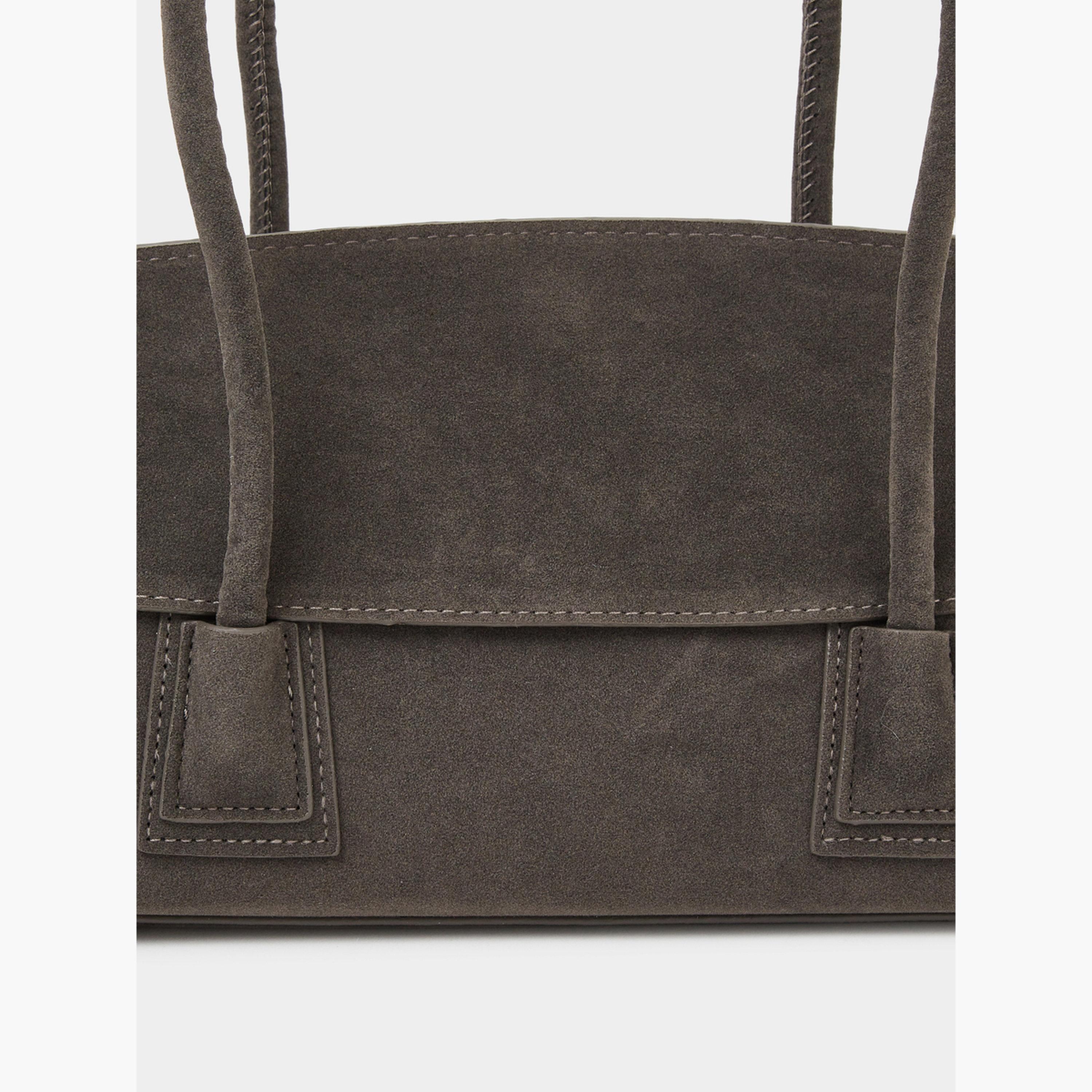 Styli Grey Flap Over Elongated Shoulder Bag-women-bagsandwallets-handbags-image-4