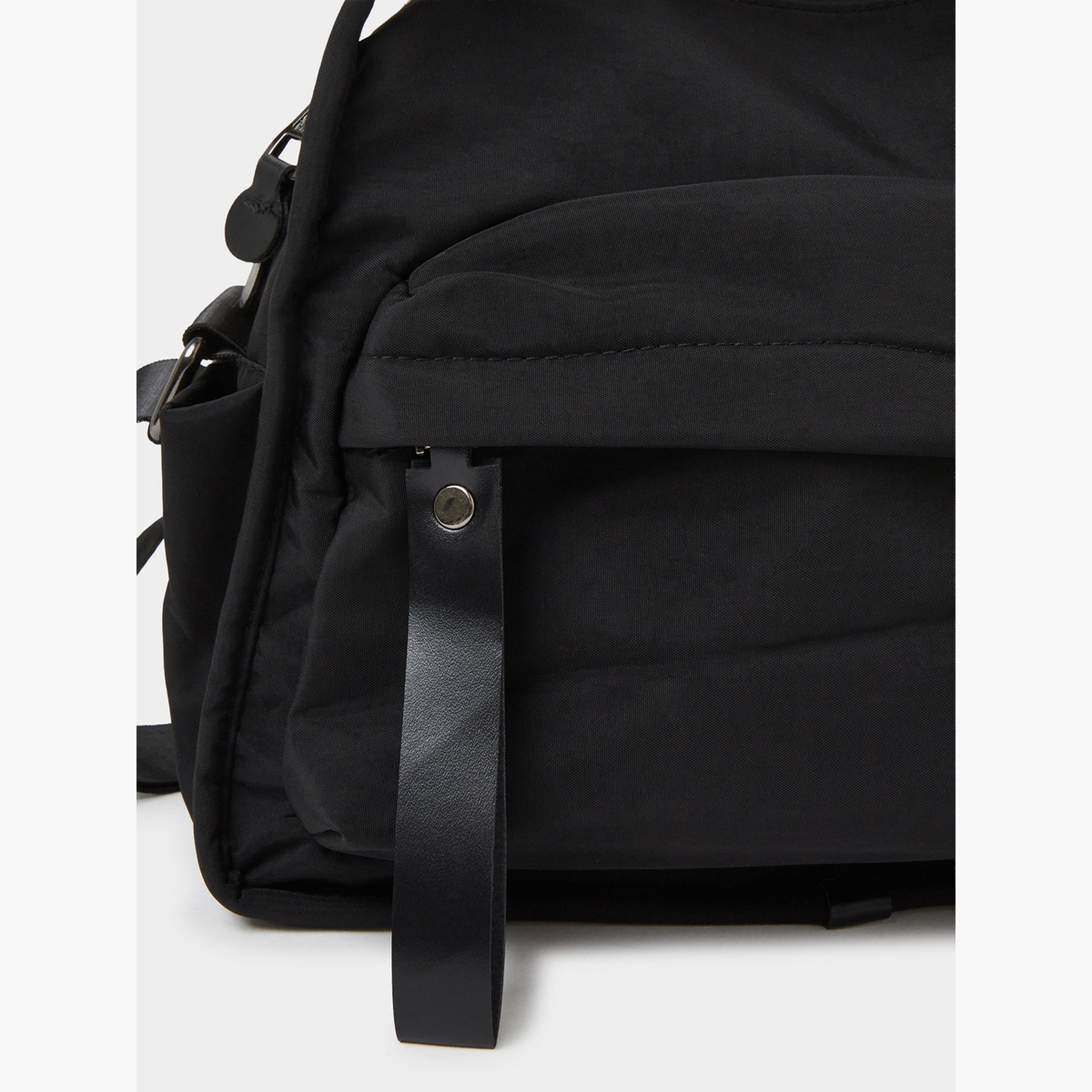 Styli Black Solid Shoulder Bag with Dual Handle-women-bagsandwallets-handbags-image-3