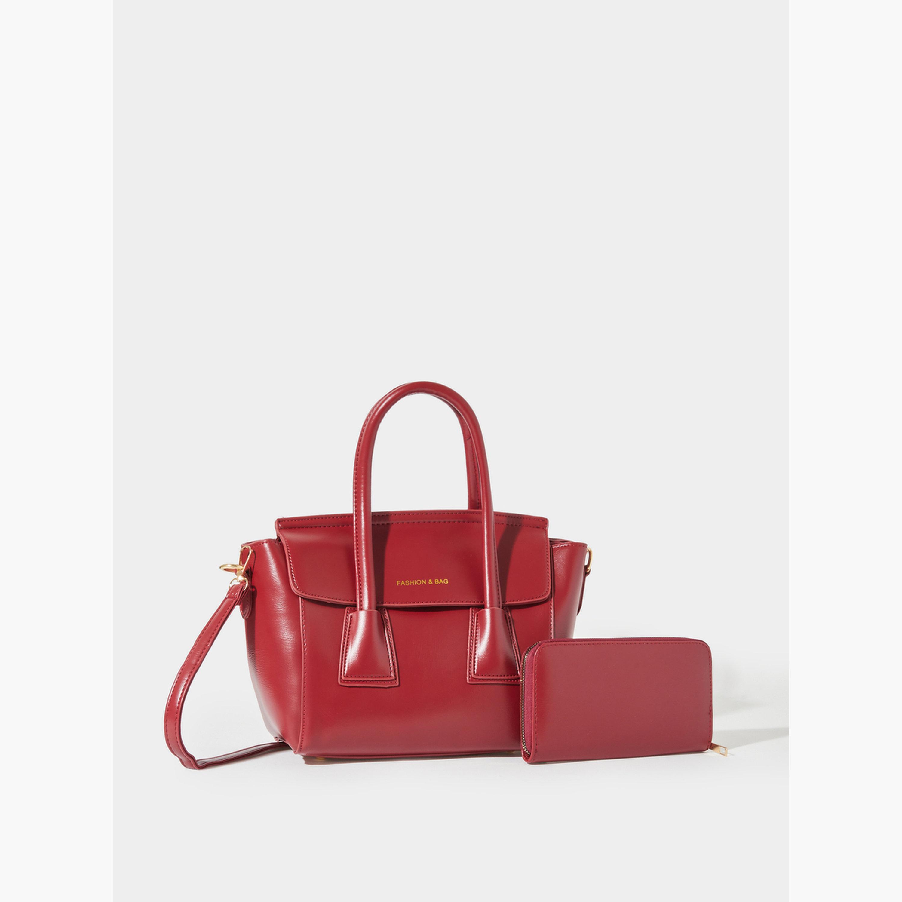 Styli Flap Design Shoulder Bag with Pouch-women-bagsandwallets-handbags-image-1