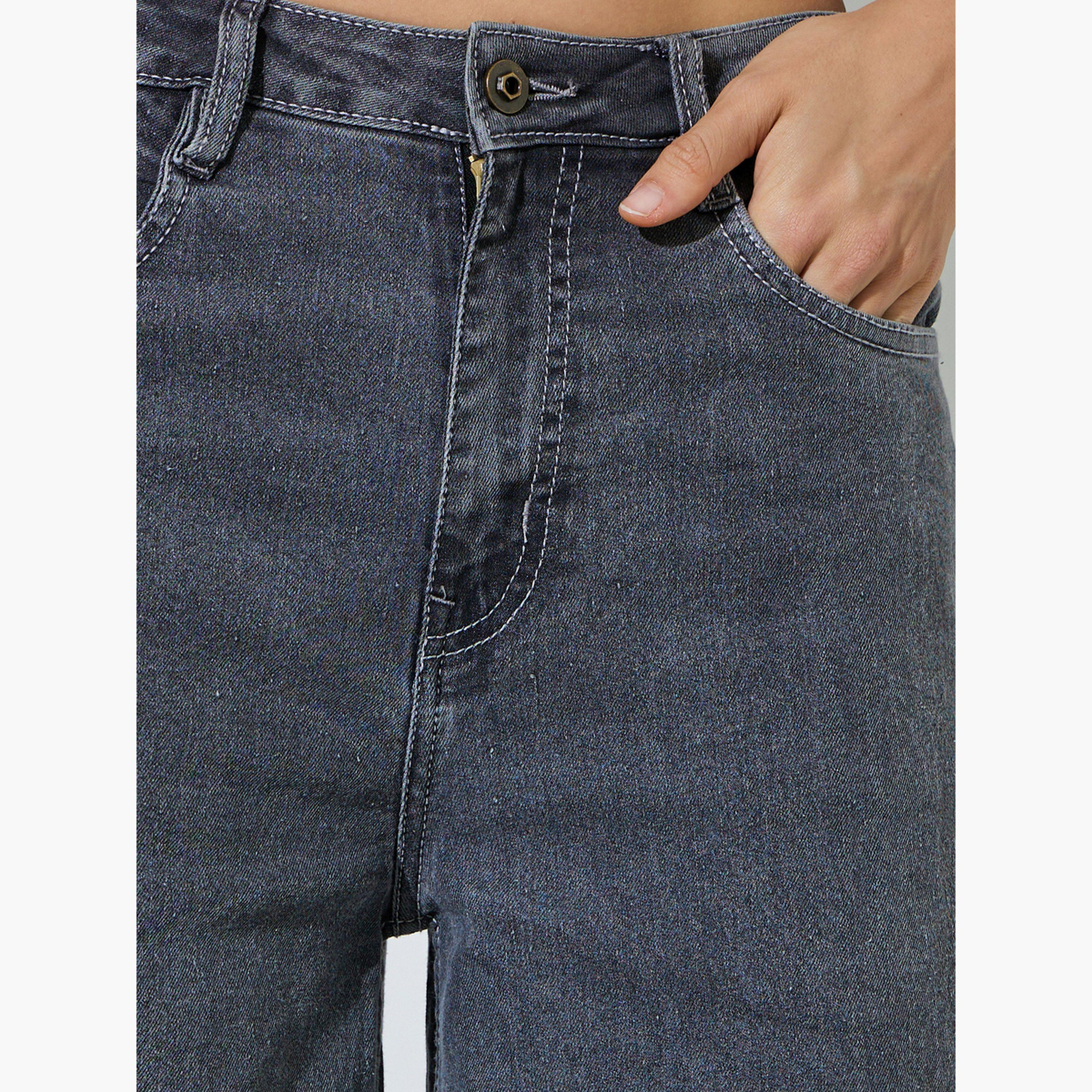 Styli Grey Mid-Rise Flared Leg Jeans-women-clothing-bottoms-jeans-image-3