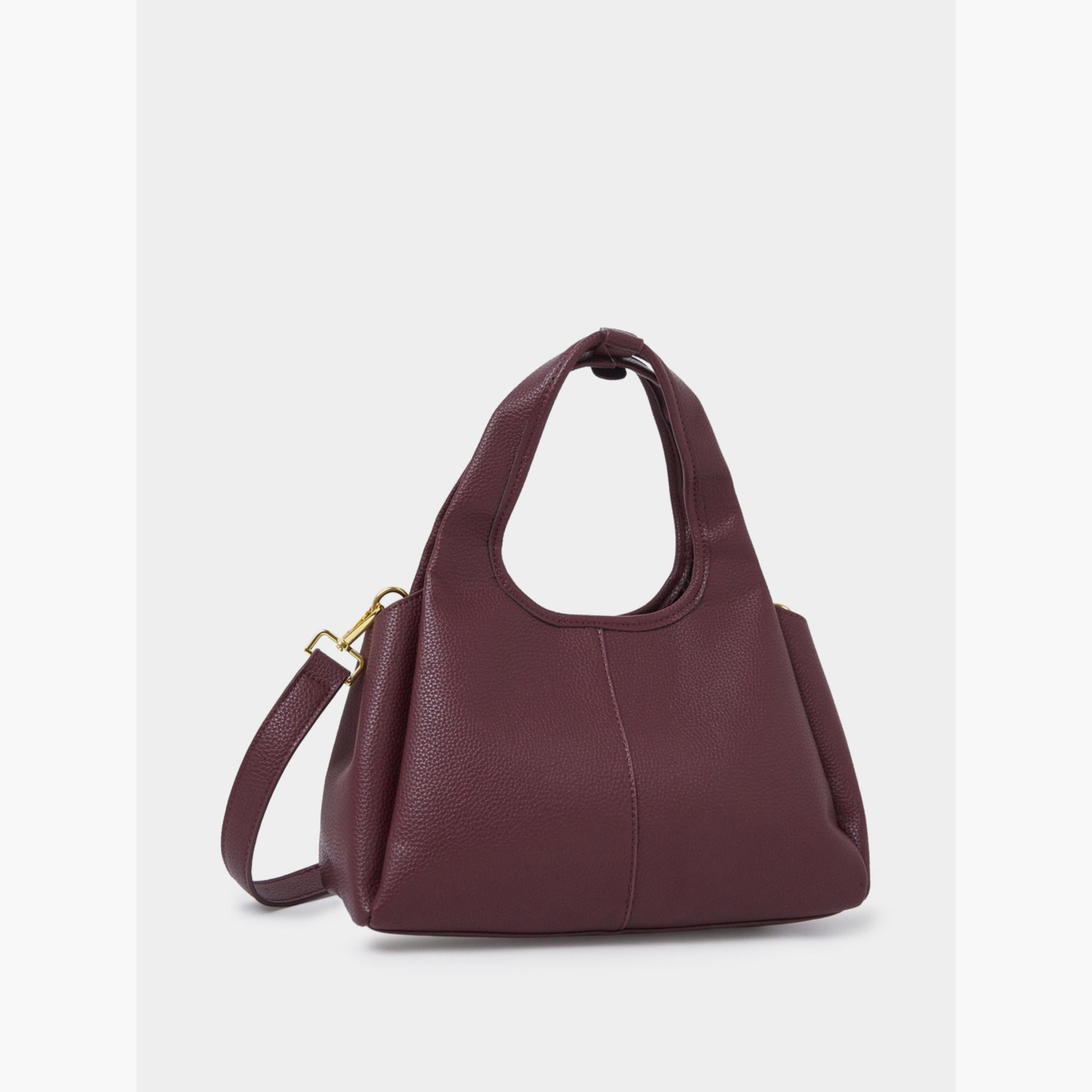 شنطة كتف بتفاصيل حزام بإبزيم-women-bagsandwallets-handbags-image-2