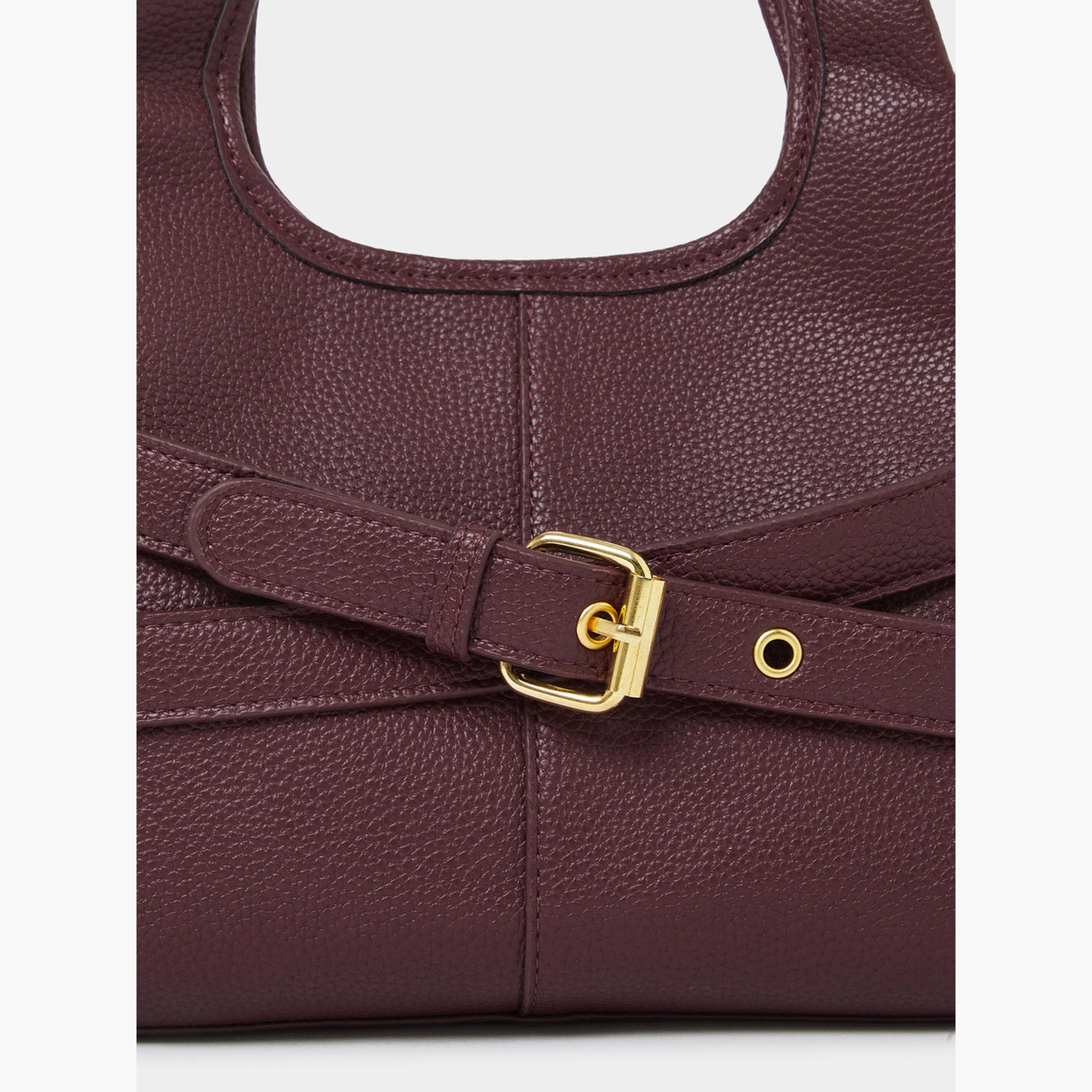 شنطة كتف بتفاصيل حزام بإبزيم-women-bagsandwallets-handbags-image-5