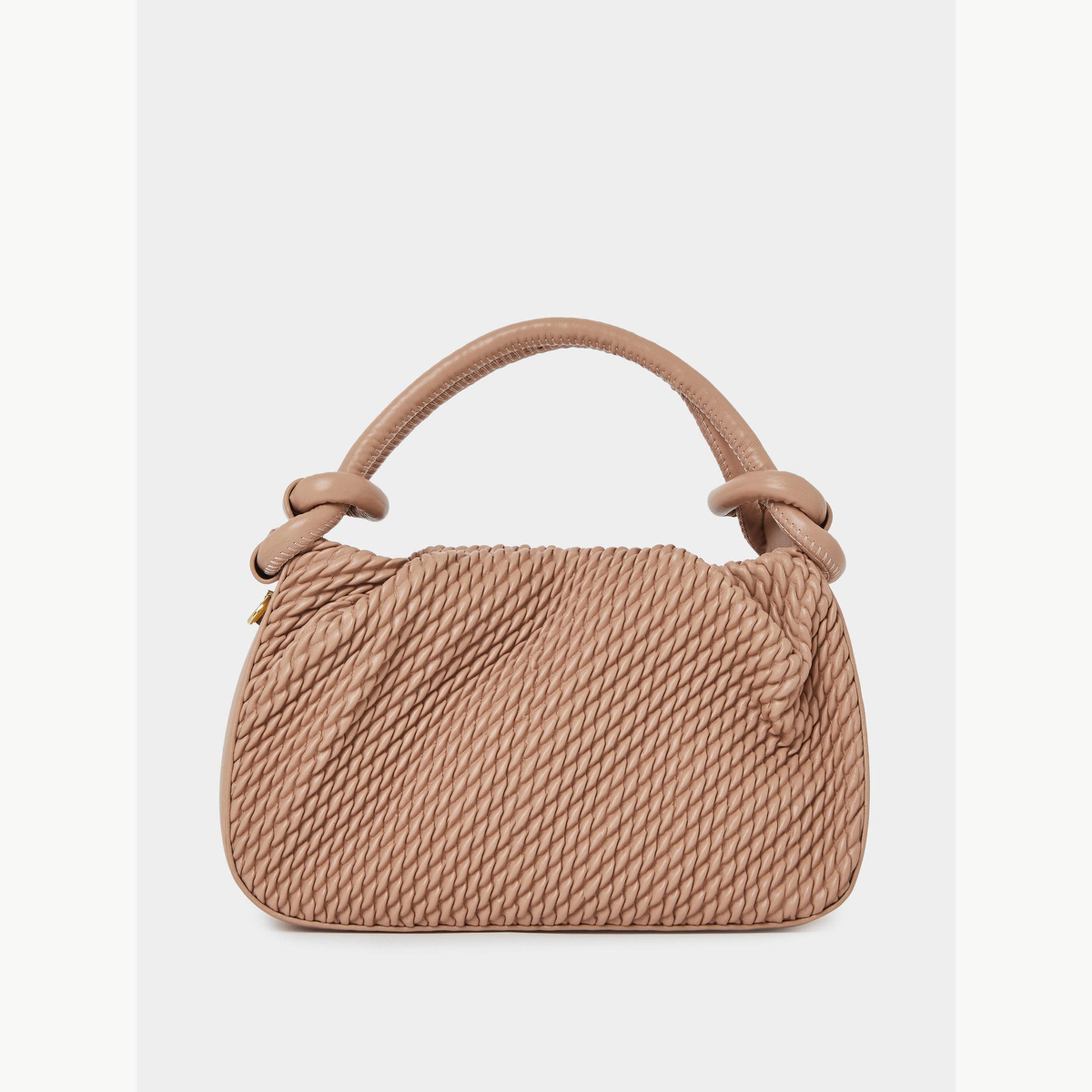 شنطة يد بتفاصيل بارزة الملمس ومقبض علوي-women-bagsandwallets-handbags-image-2