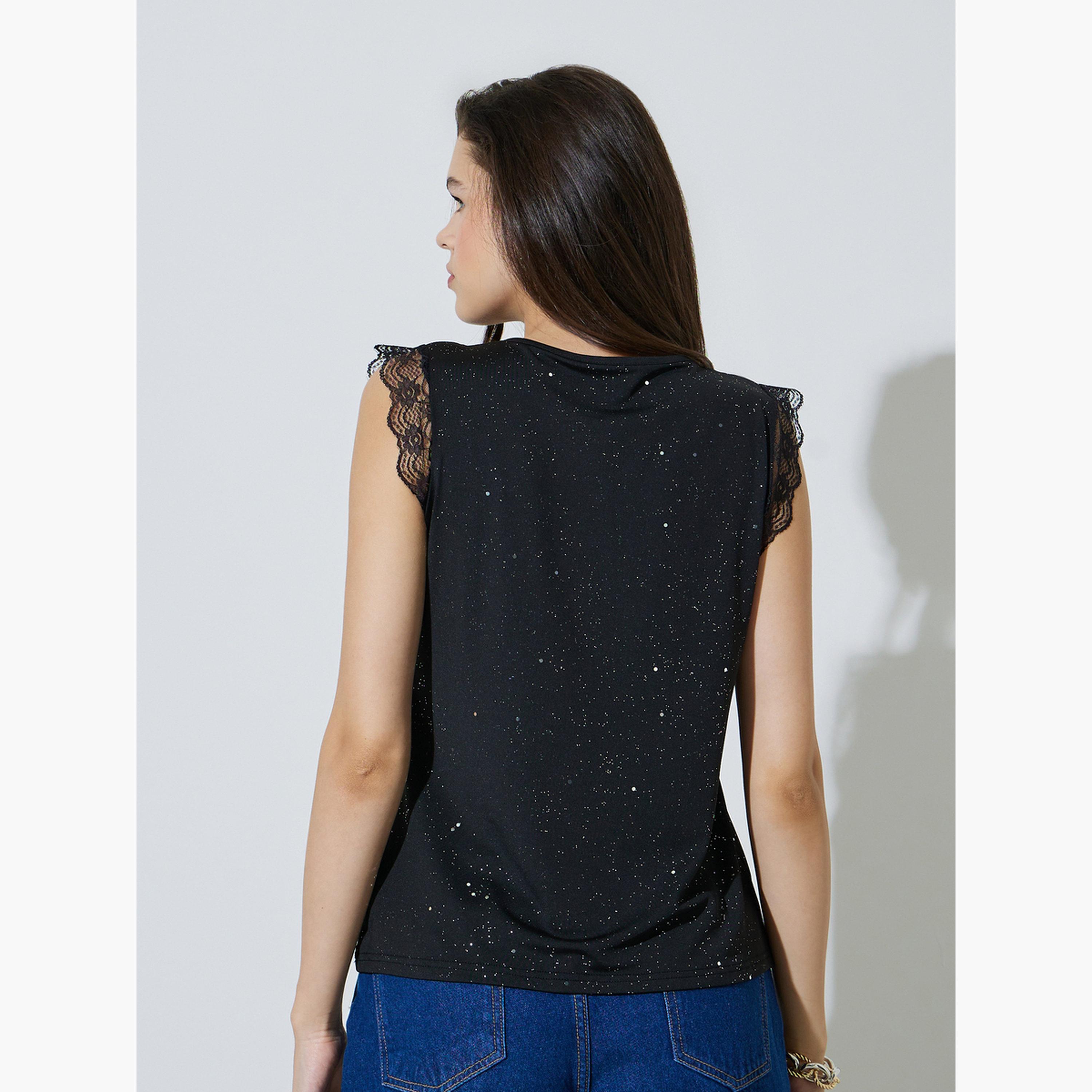 بلوزة بلا أكمام بتفاصيل دانتيل للنساء-women-clothing-shirtsandblouses-blouses-image-4