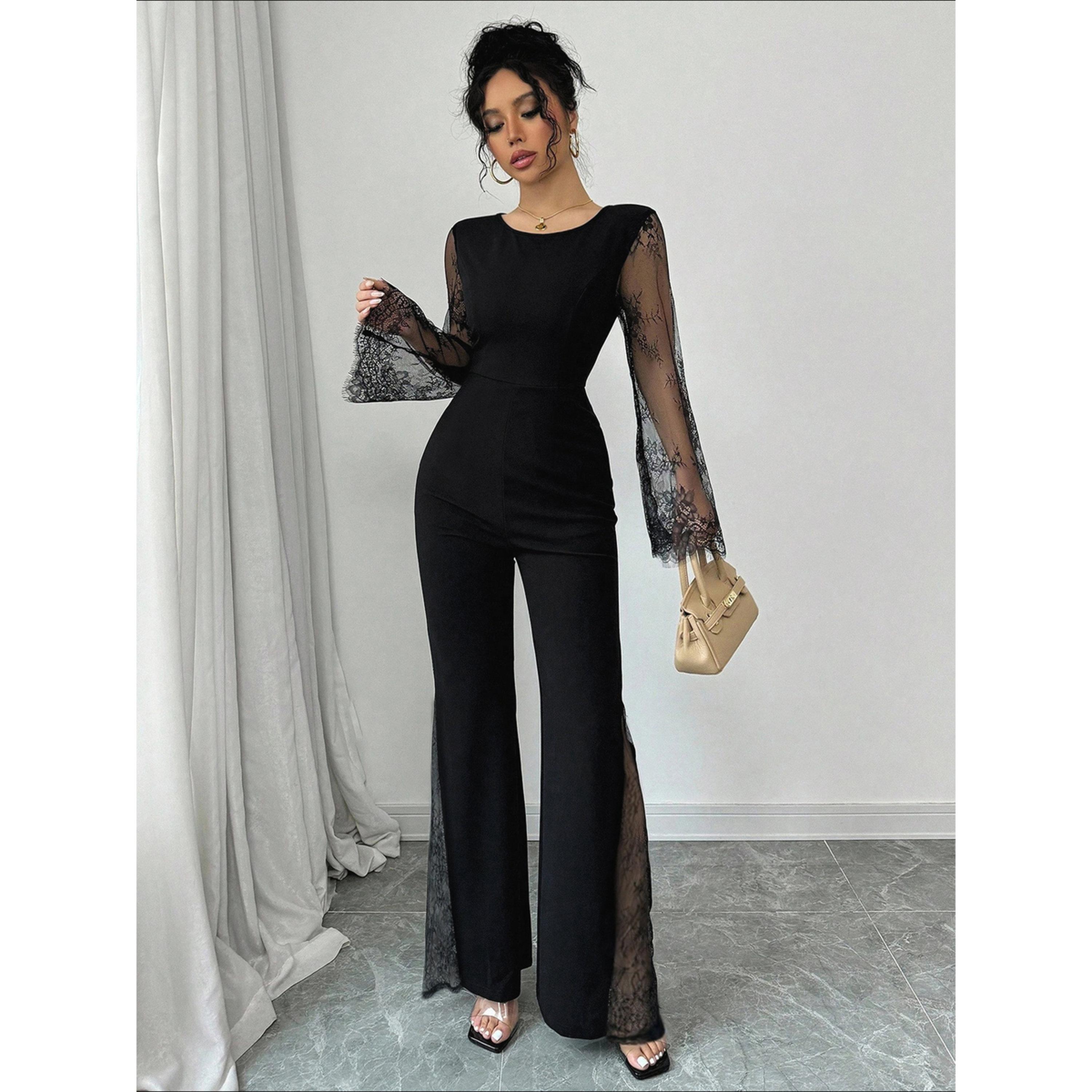 جمبسوت واسع بأكمام دانتيل-women-clothing-jumpsuits-image-2
