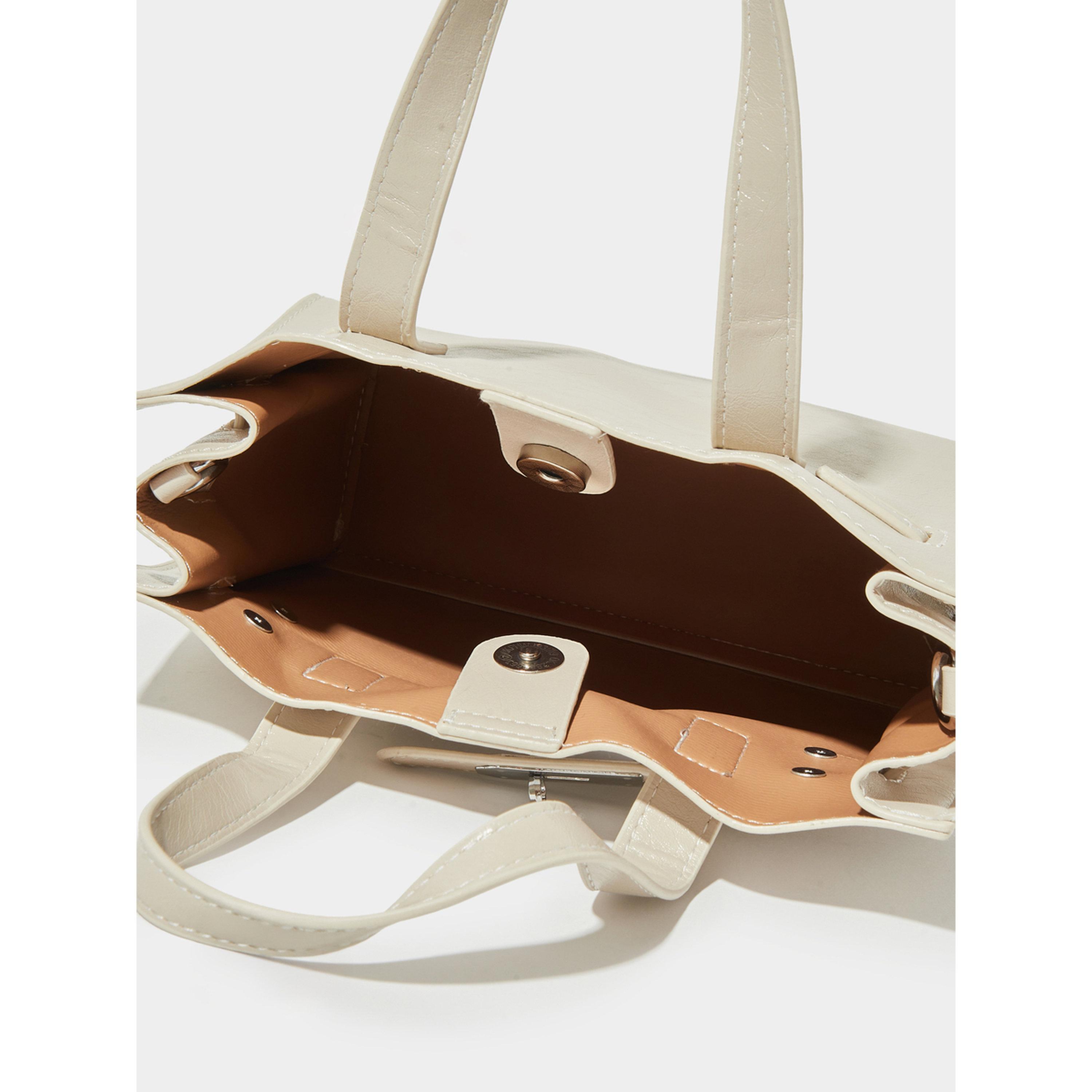 شنطة تسوق رمادية بتفاصيل معدنية-women-bagsandwallets-handbags-image-6