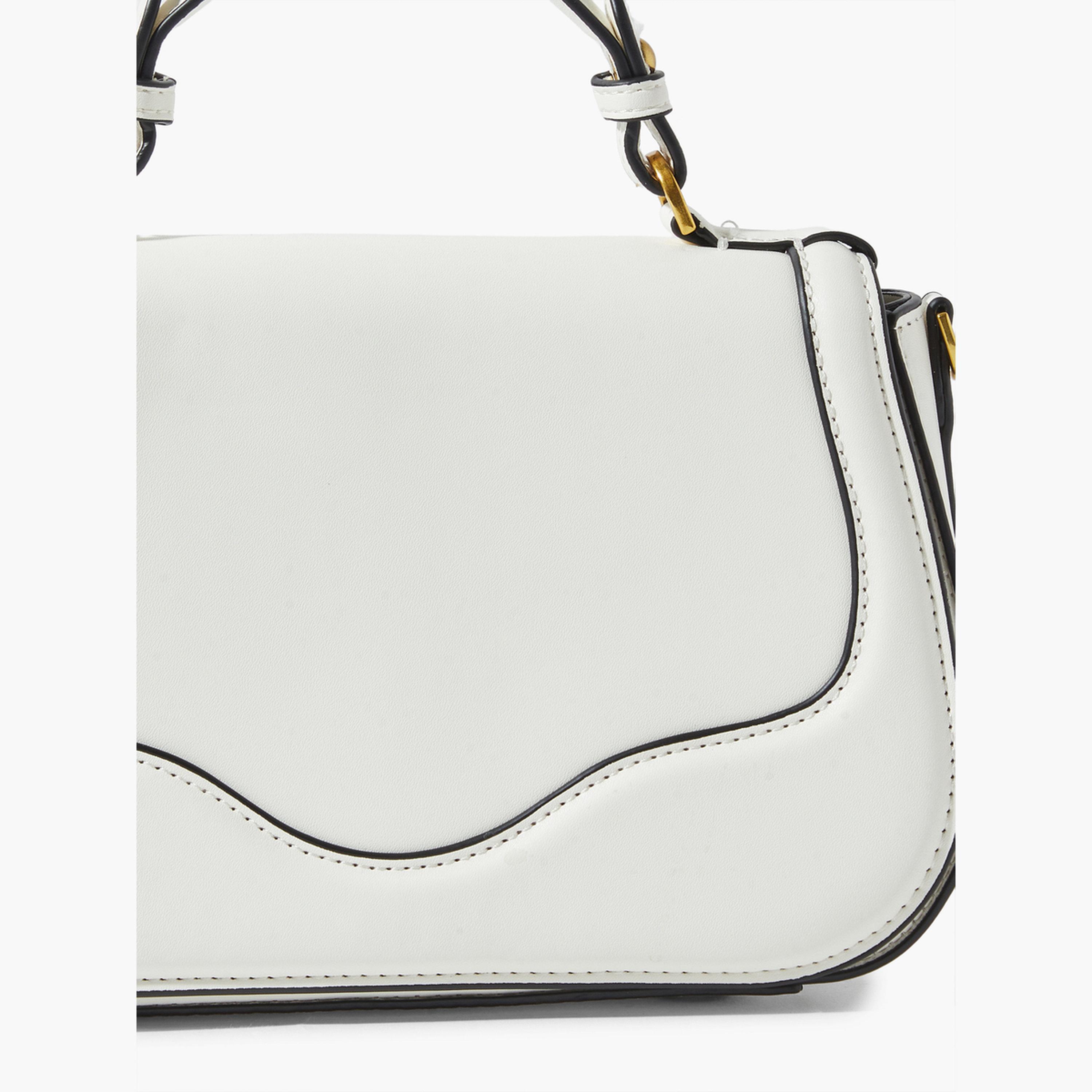 ستايلي - شنطة كروس بحزام من قماش الكانفاس بلون أبيض كريمي-women-bagsandwallets-handbags-image-5