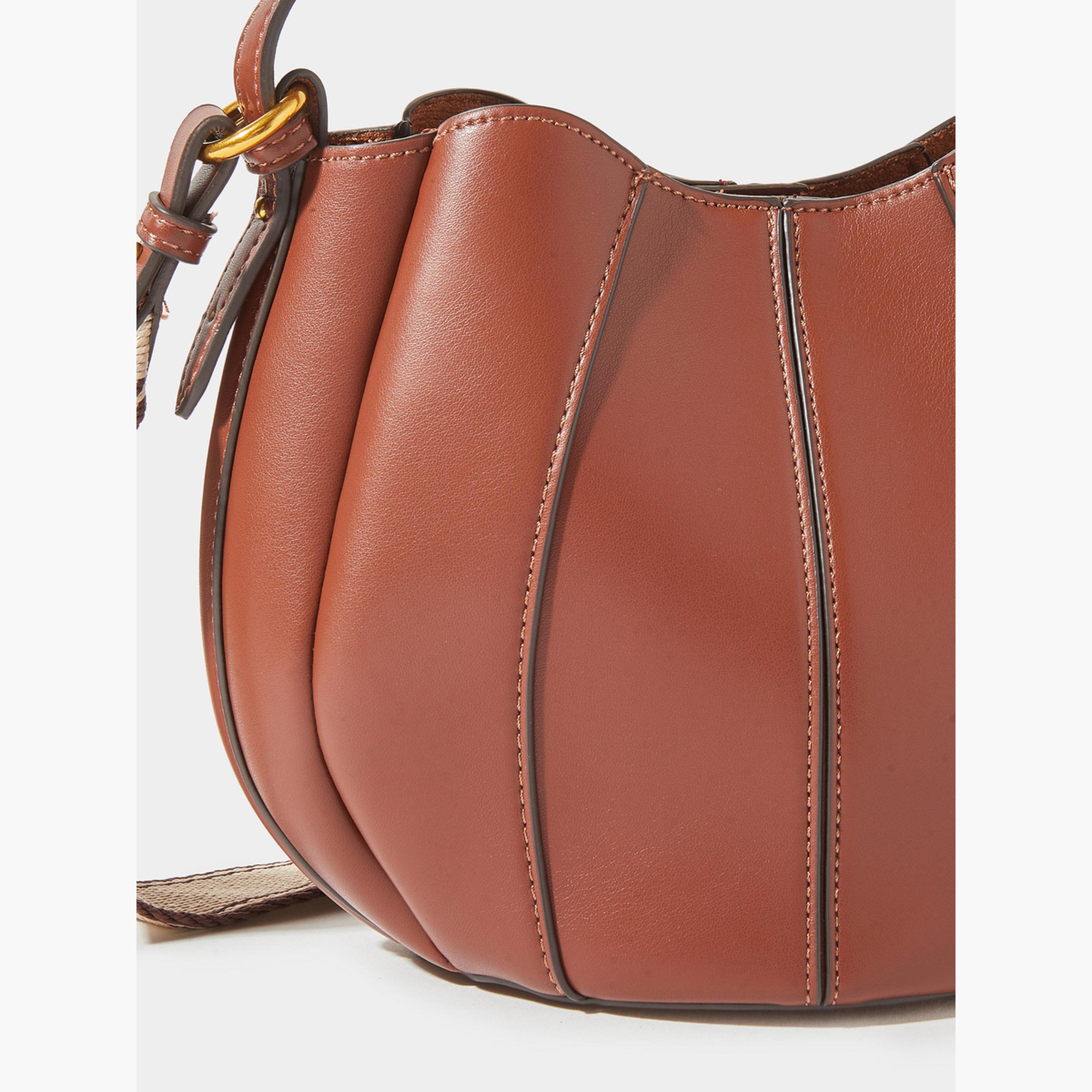 ستايلي - شنطة دلو بنية اللون من الجلد الصناعي مع جيب-women-bagsandwallets-handbags-image-6