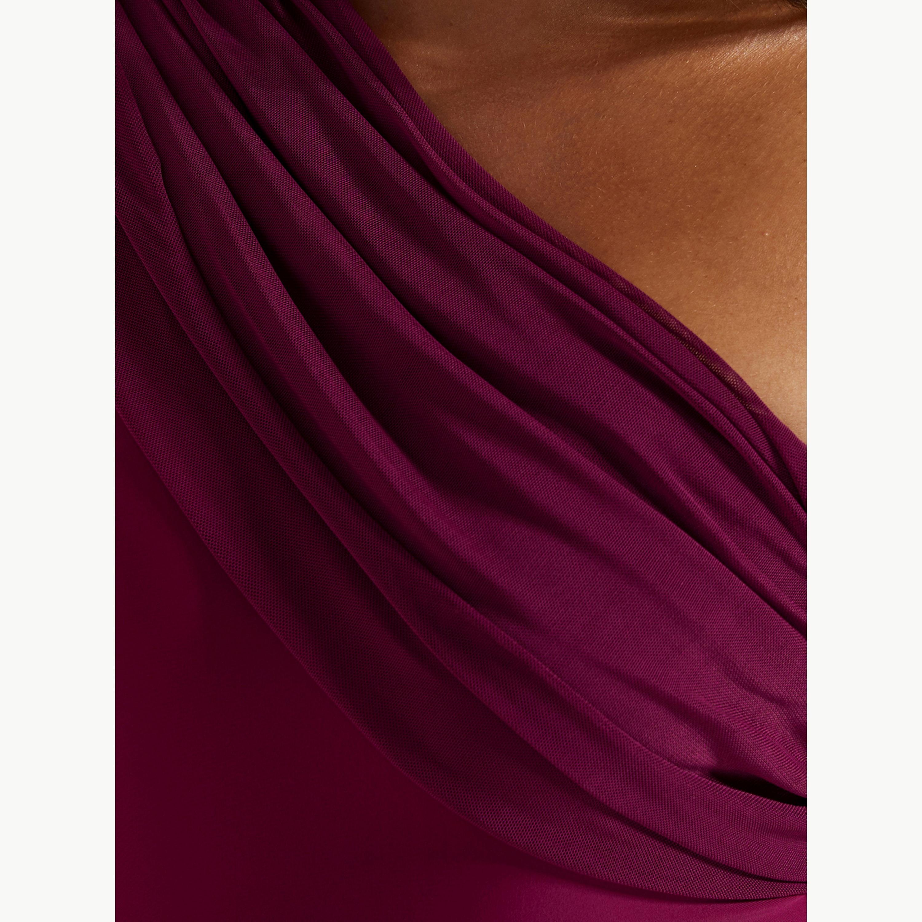 Styli Burgundy One Shoulder Swimsuit with Mesh Drape Tie Sarong-women-clothing-swimandbeach-swim-swimsuits-image-6