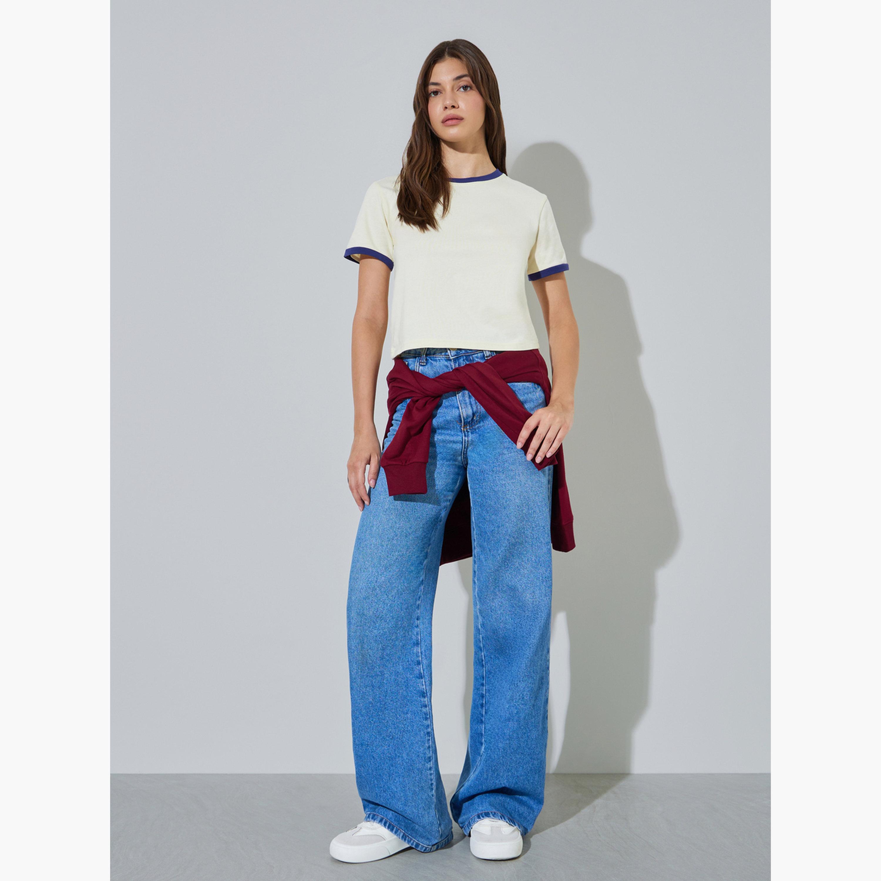 تيشيرت رينجر بياقة دائرية-women-clothing-tshirts-image-2