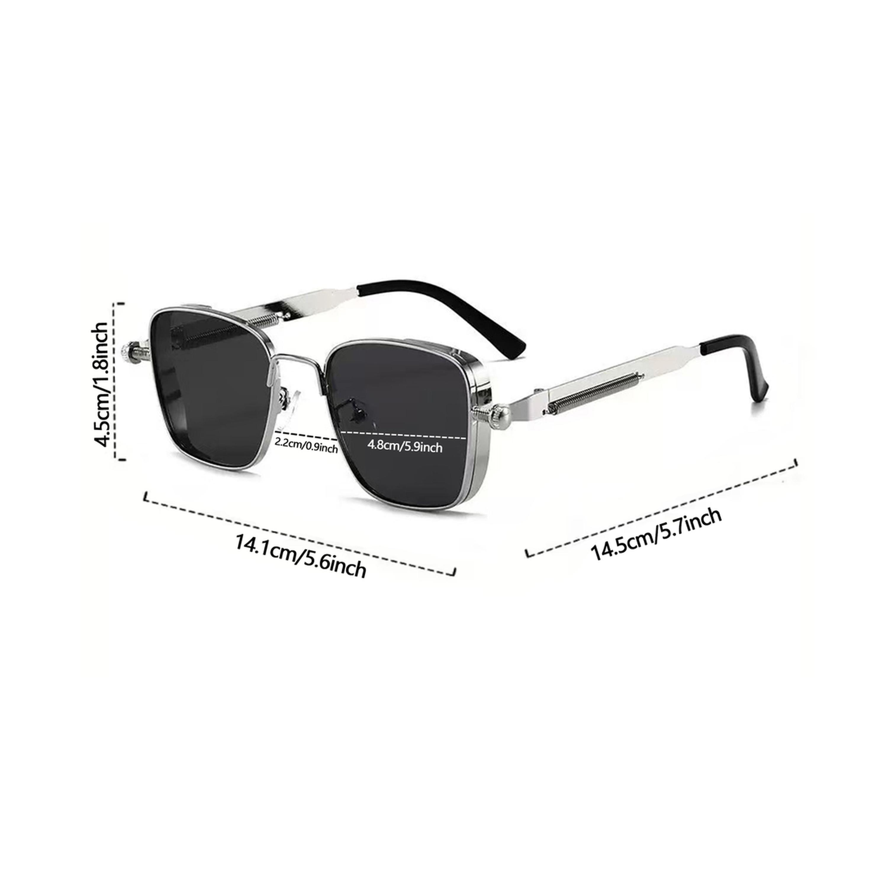 مجموعة من 3 نظارات شمسية معدنية مربعة ريترو-women-sunglasses-image-6