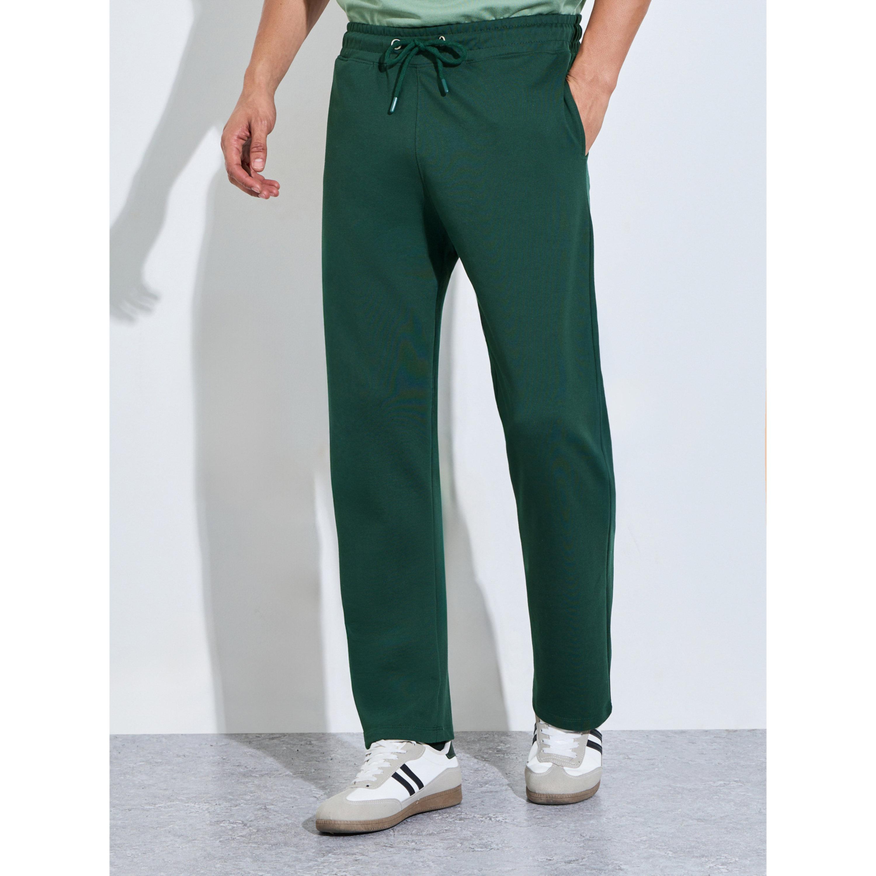 بنطال رجالي سادة بقصة مستقيمة وتفاصيل جيب-men-clothing-joggers-image-1