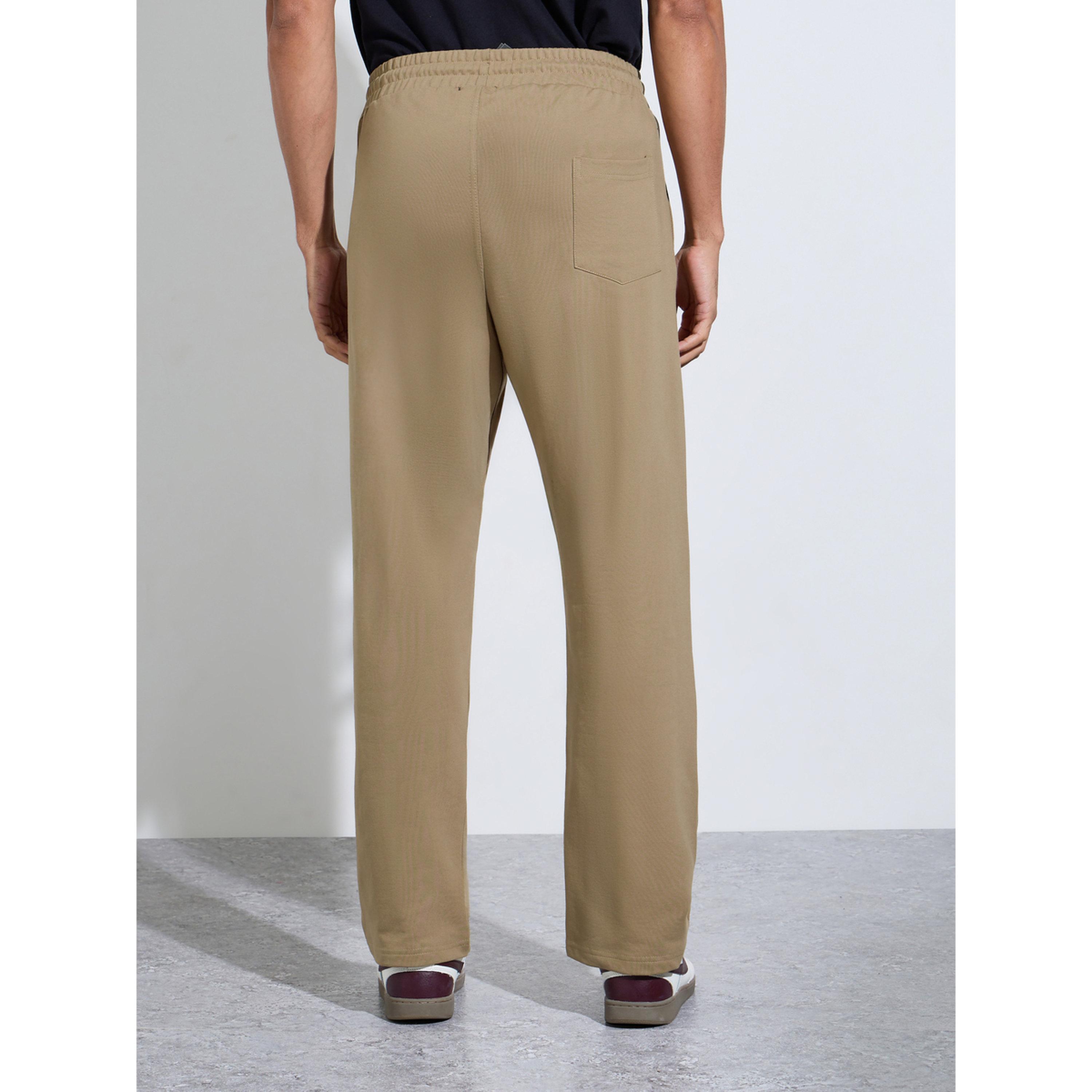 بنطال جوغر رجالي سادة بتفاصيل كسرات-men-clothing-joggers-image-4