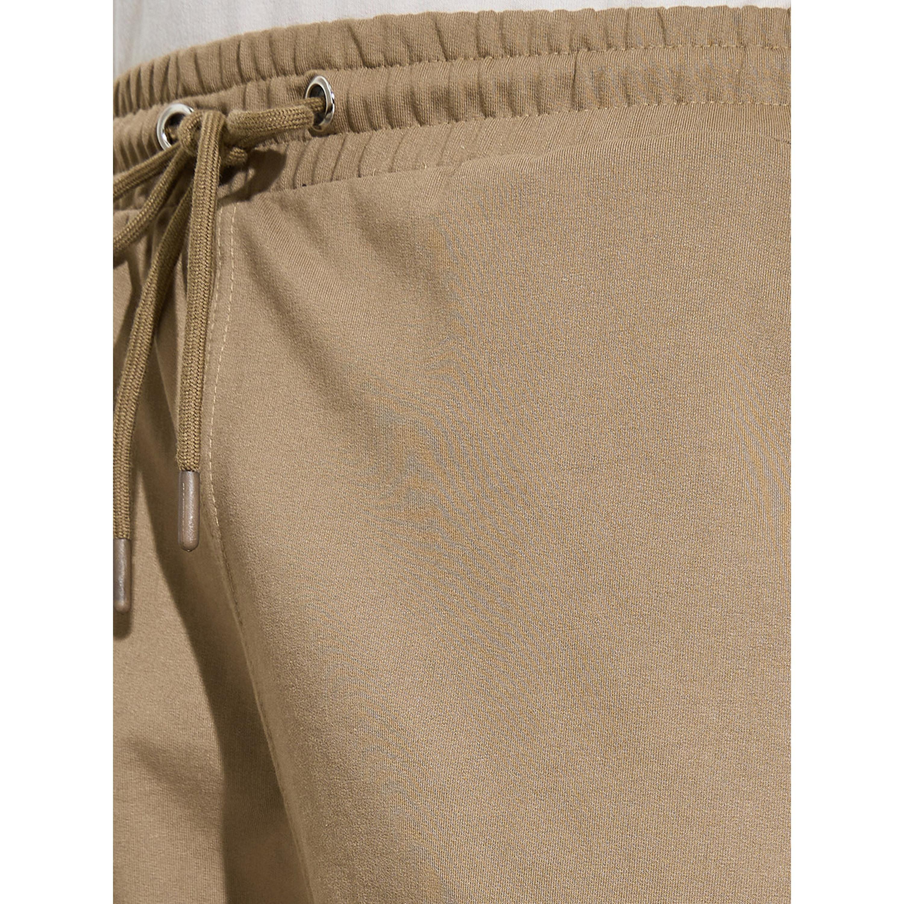 Styli Men Khaki Open Hem Relaxed Fit Joggers-men-clothing-joggers-image-3