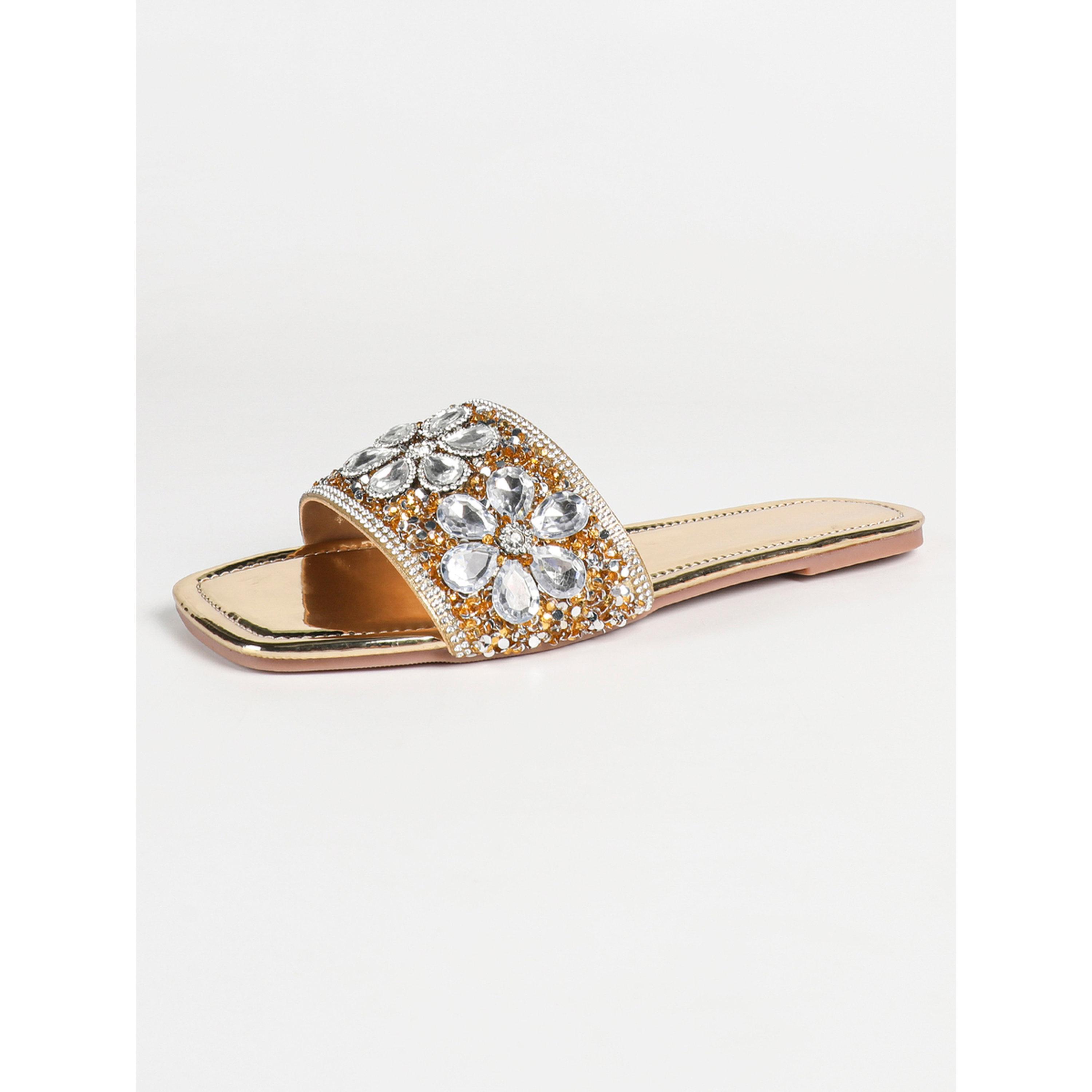 صندل فلات مزين-women-shoes-sandals-flats-image-1