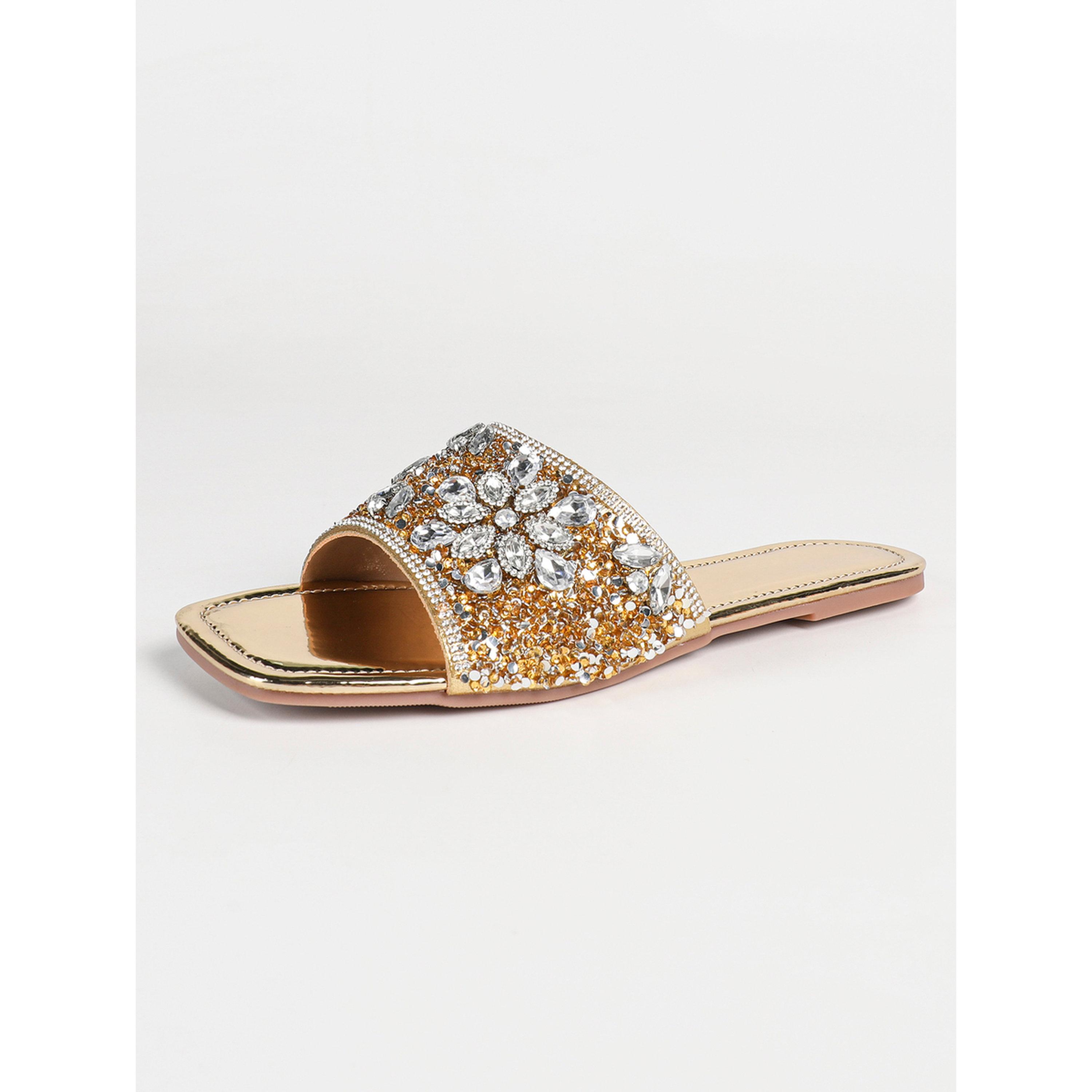 صندل فلات مزين-women-shoes-sandals-flats-image-1