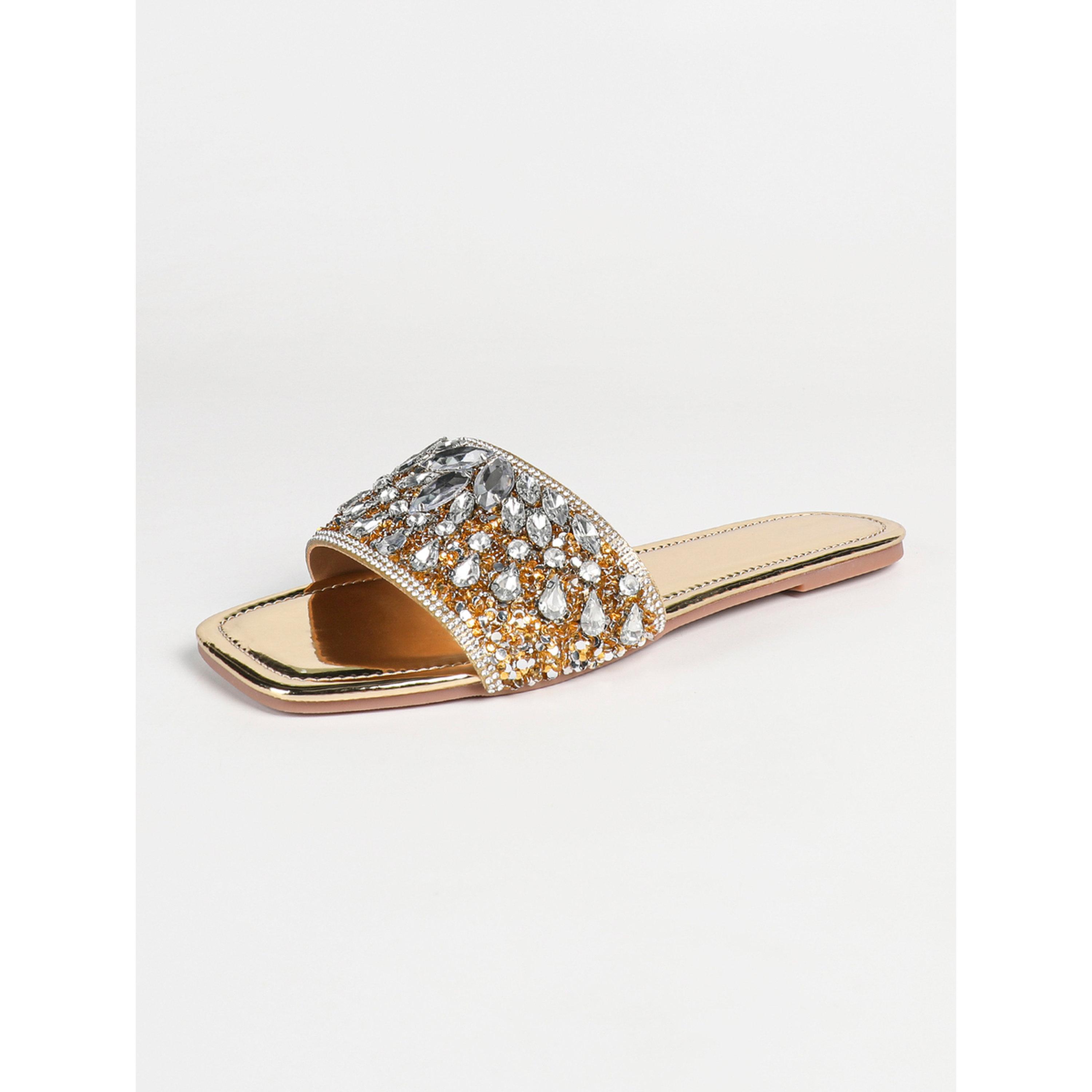 صندل فلات مزين-women-shoes-sandals-flats-image-1