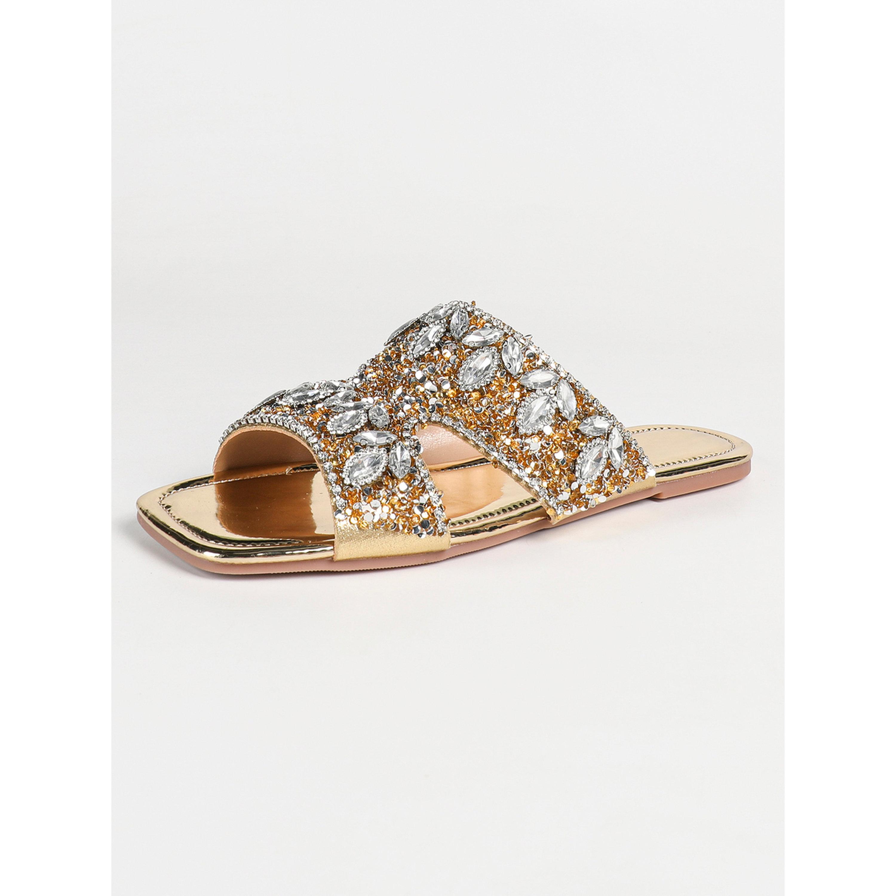 صندل فلات مزين-women-shoes-sandals-flats-image-1