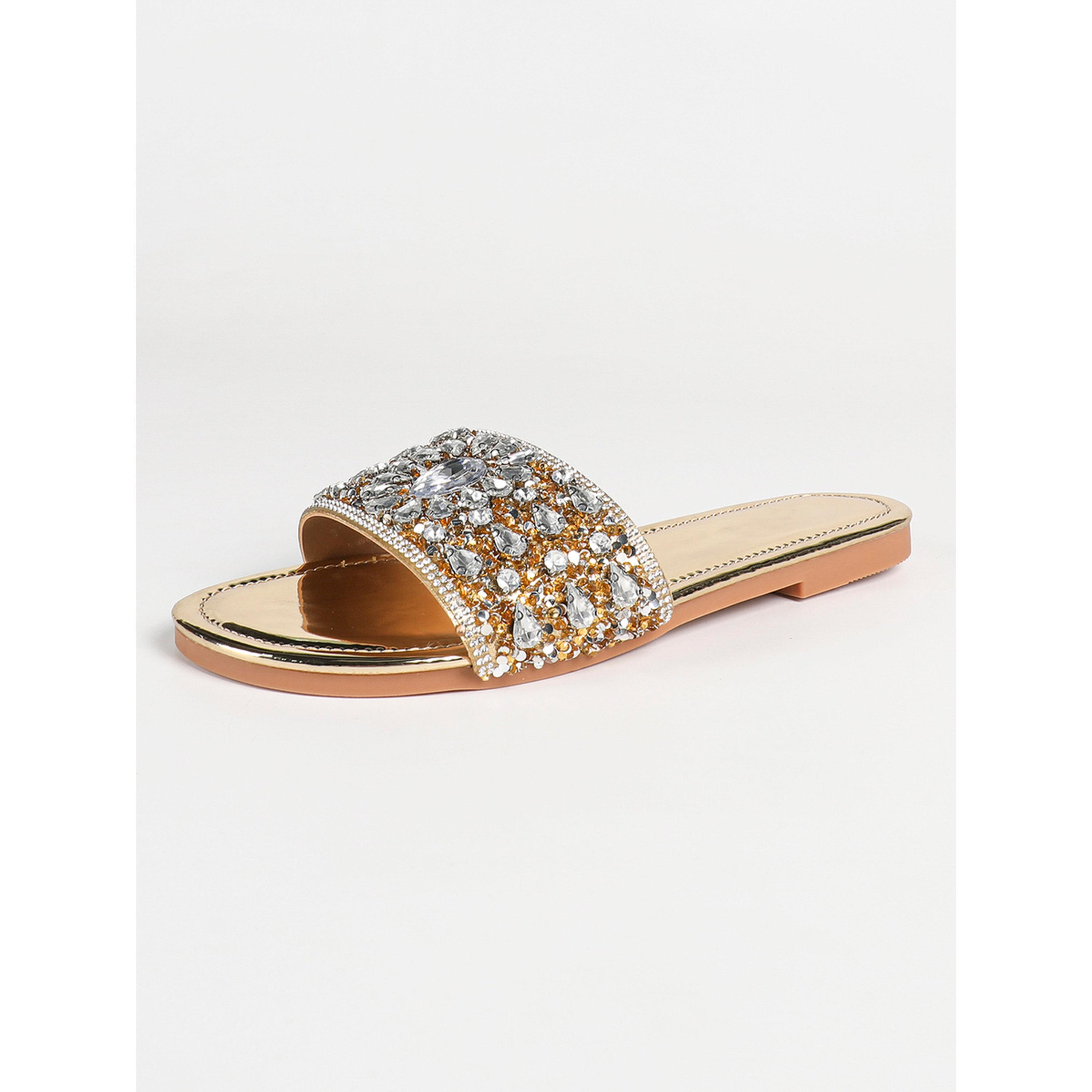 صندل فلات مزين-women-shoes-sandals-flats-image-1