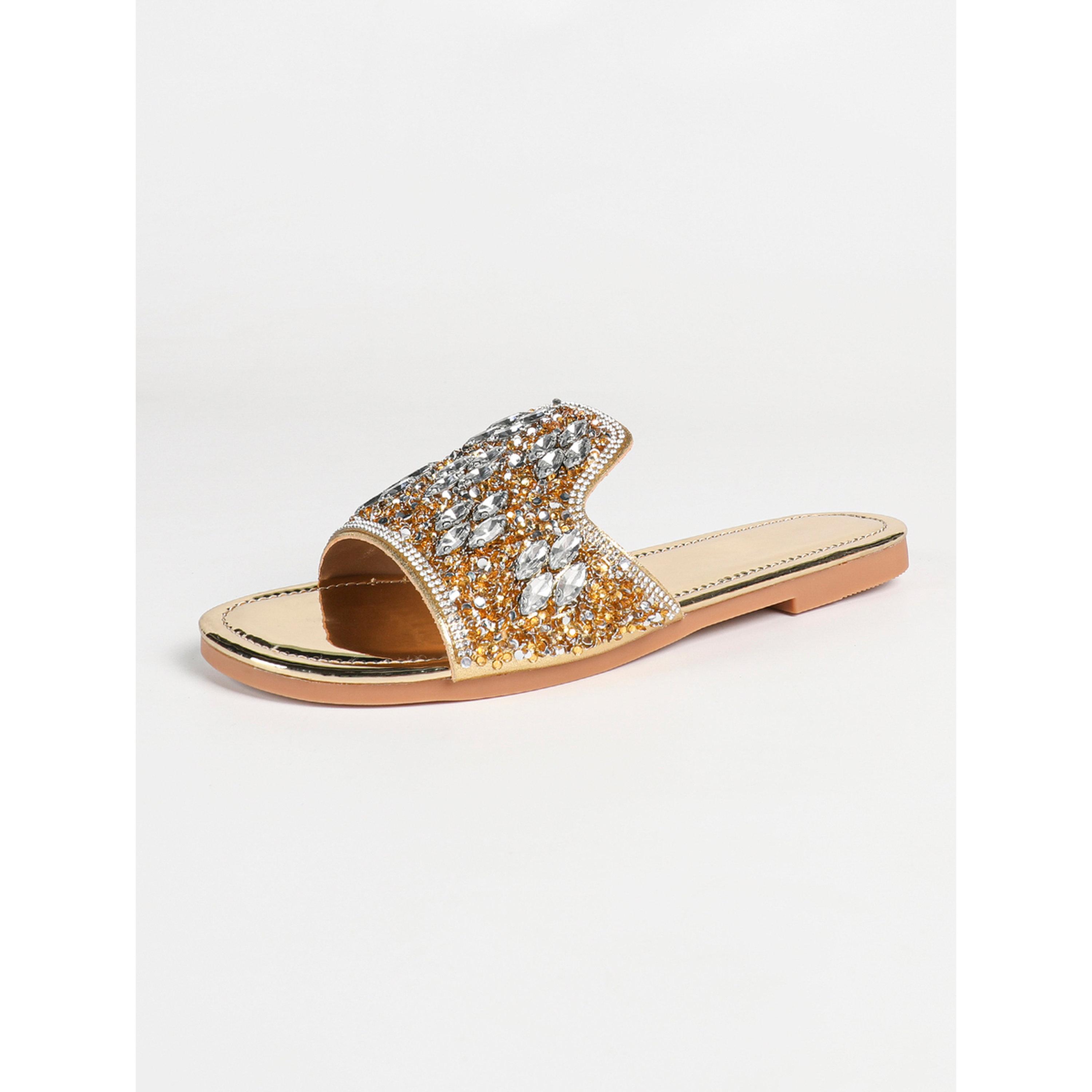 صندل فلات مزين-women-shoes-sandals-flats-image-1