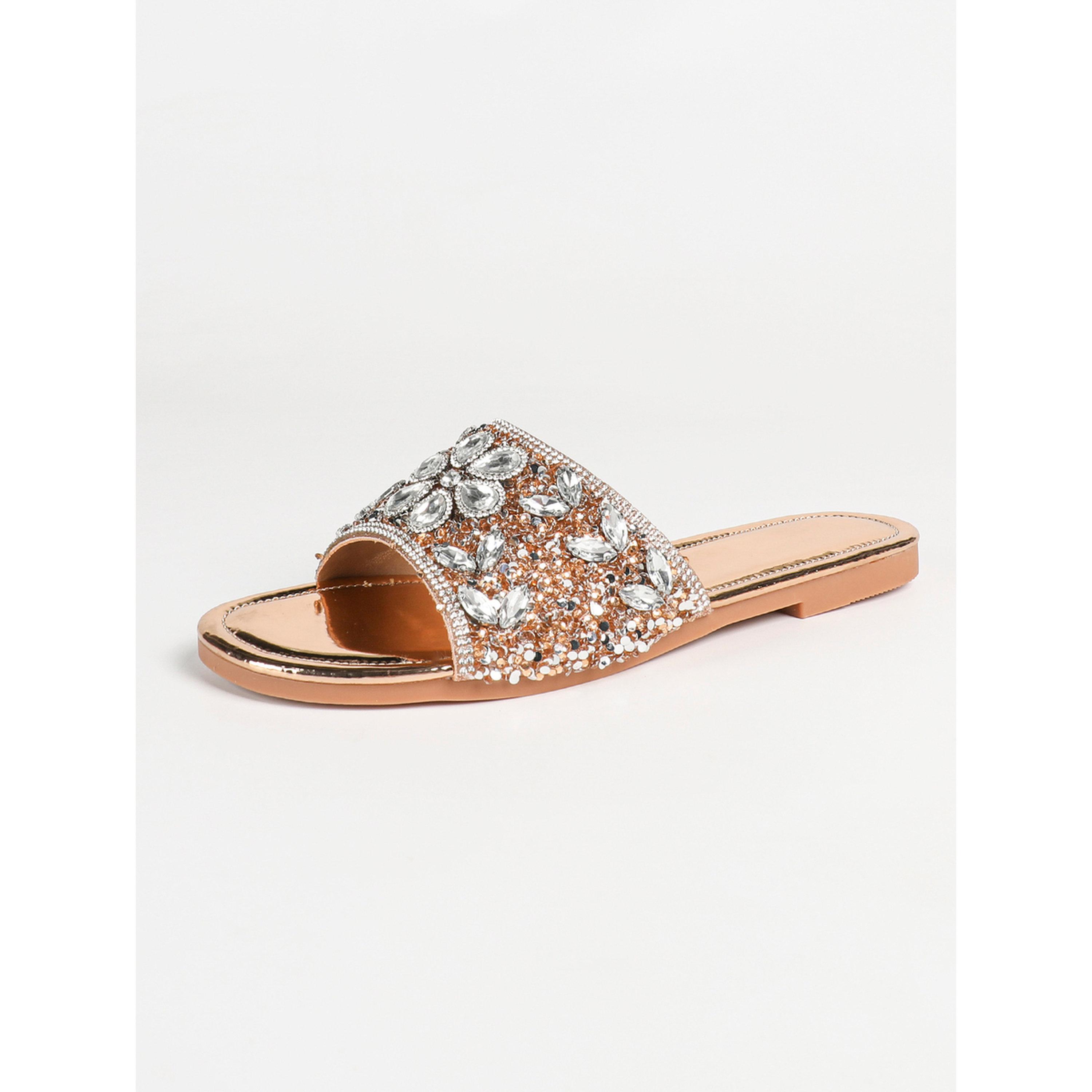 صندل فلات مزين-women-shoes-sandals-flats-image-1