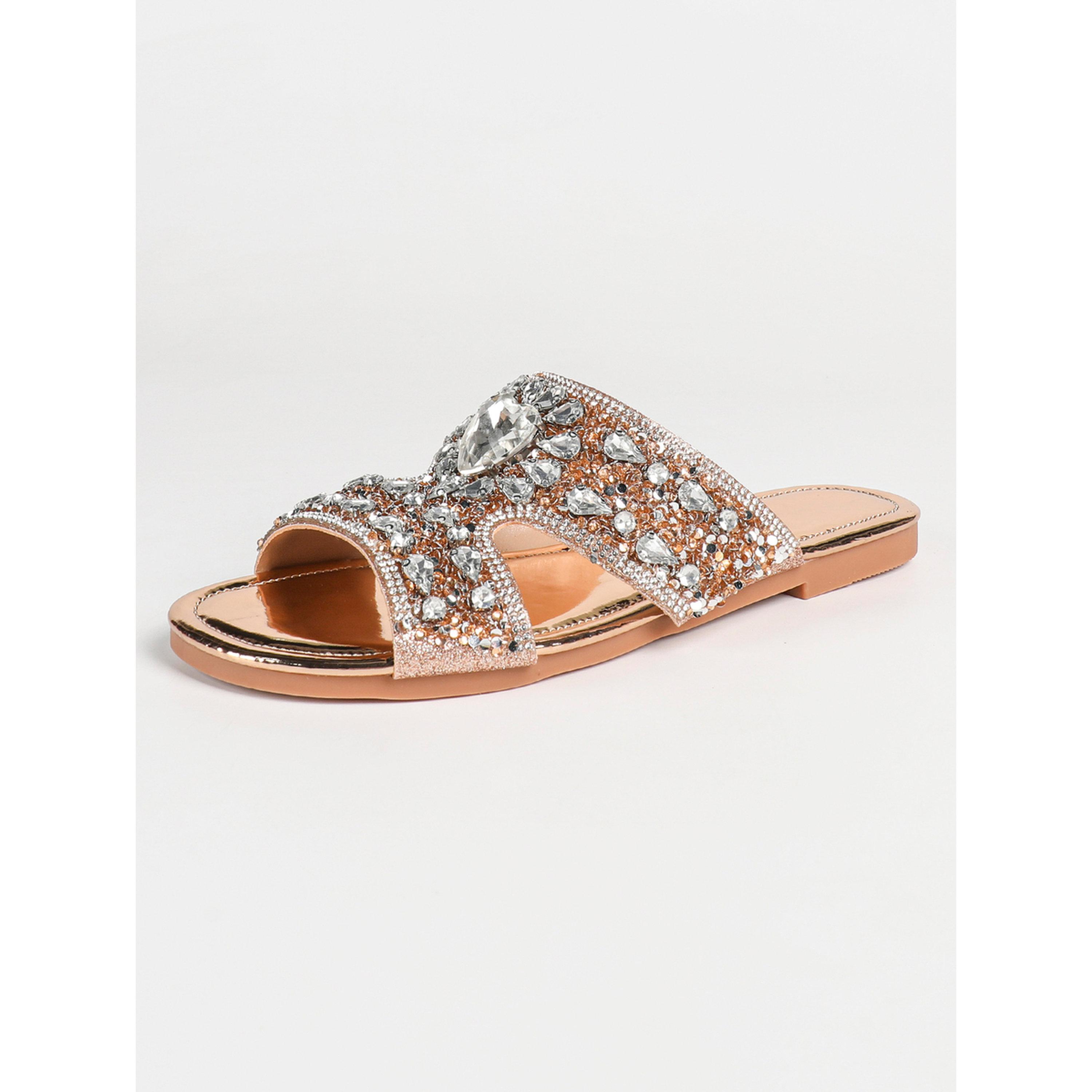 صندل فلات مزين-women-shoes-sandals-flats-image-1