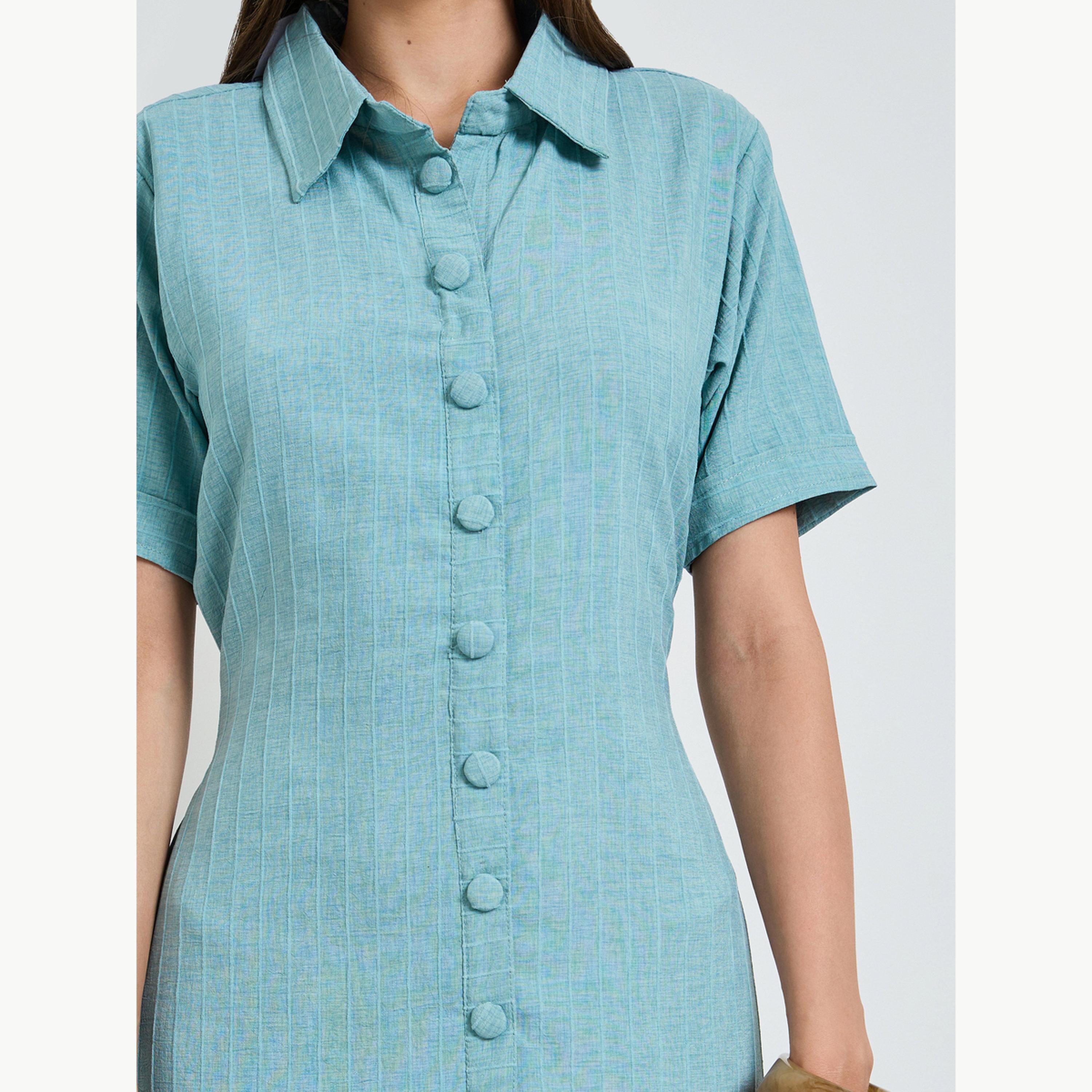 فستان ميدي متعدد الطبقات بأزرار أمامية-women-clothing-dresses-image-5