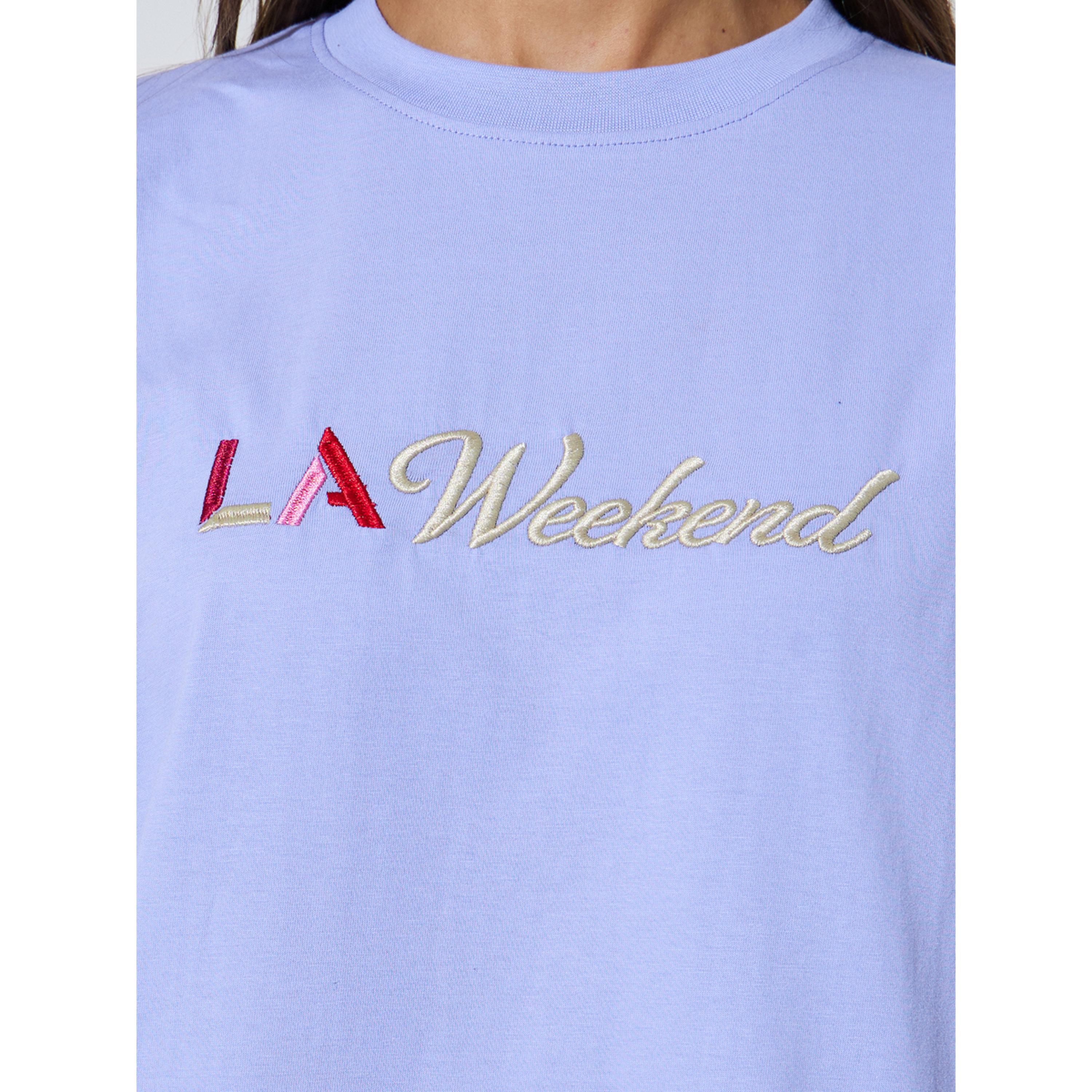 Styli Lilac Embroidered Slogan Oversized T-Shirt-women-clothing-tshirts-image-5