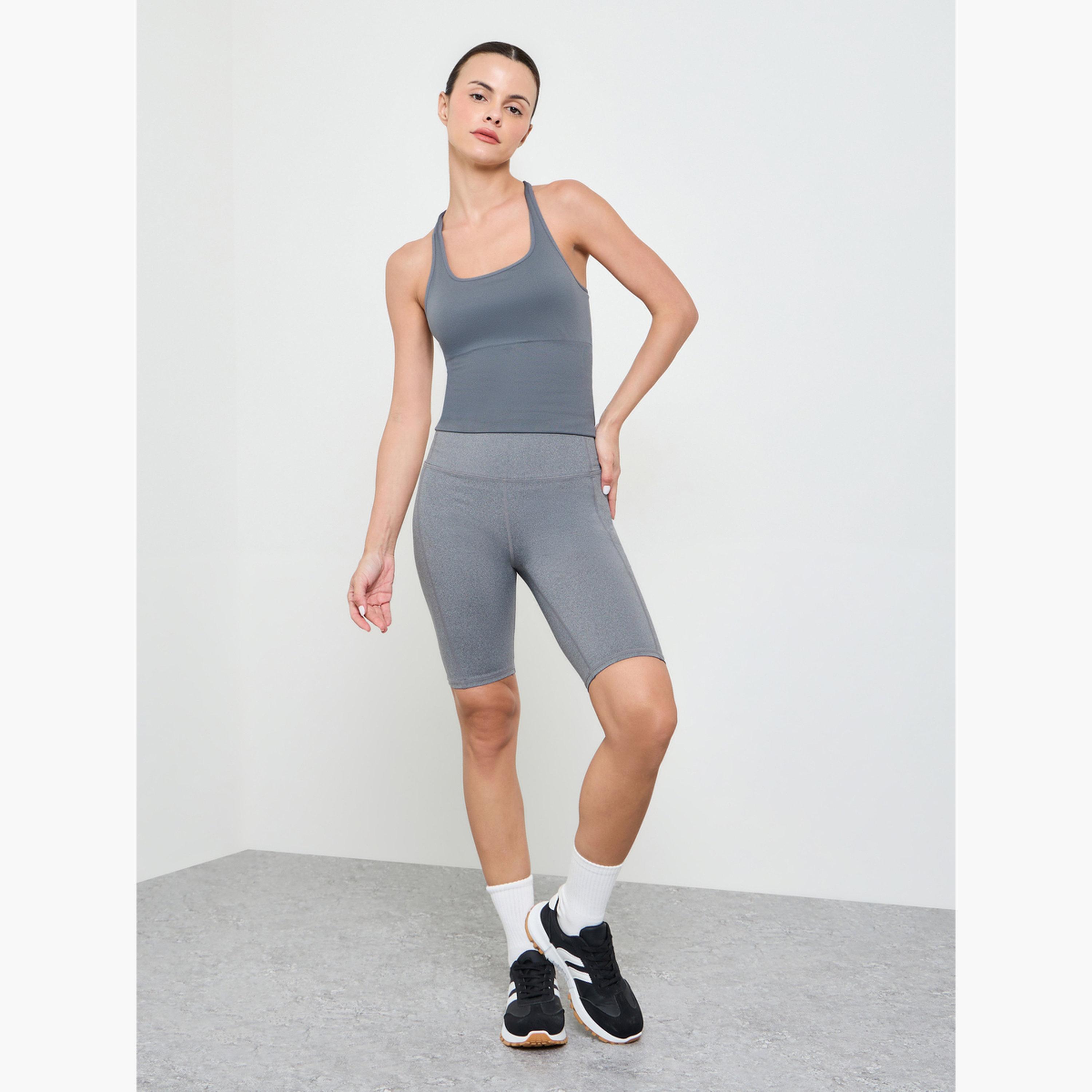 Styli Charcoal Peep Racerback Tank-sports-women-clothing-tshirtsandvests-image-2