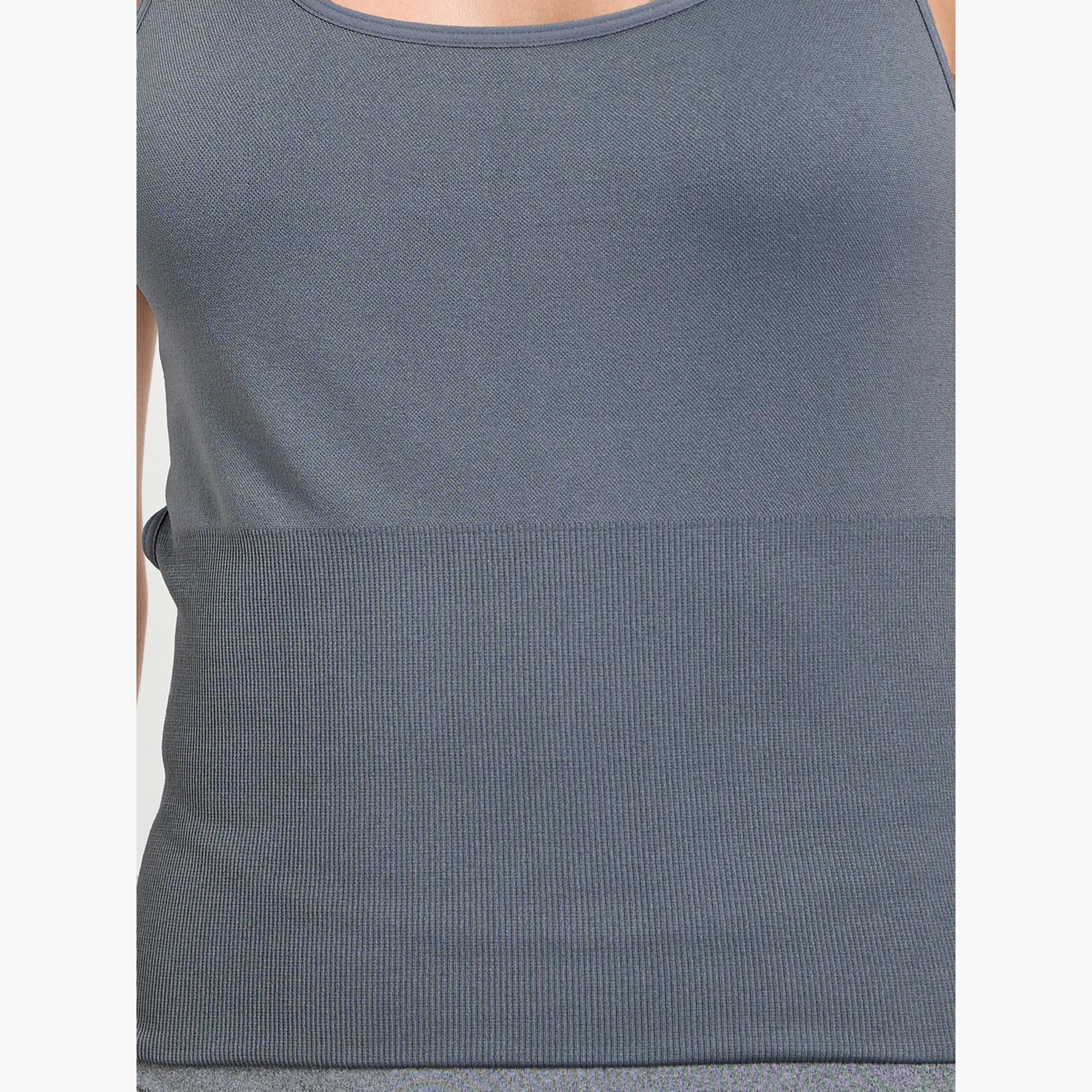 Styli Charcoal Peep Racerback Tank-sports-women-clothing-tshirtsandvests-image-4