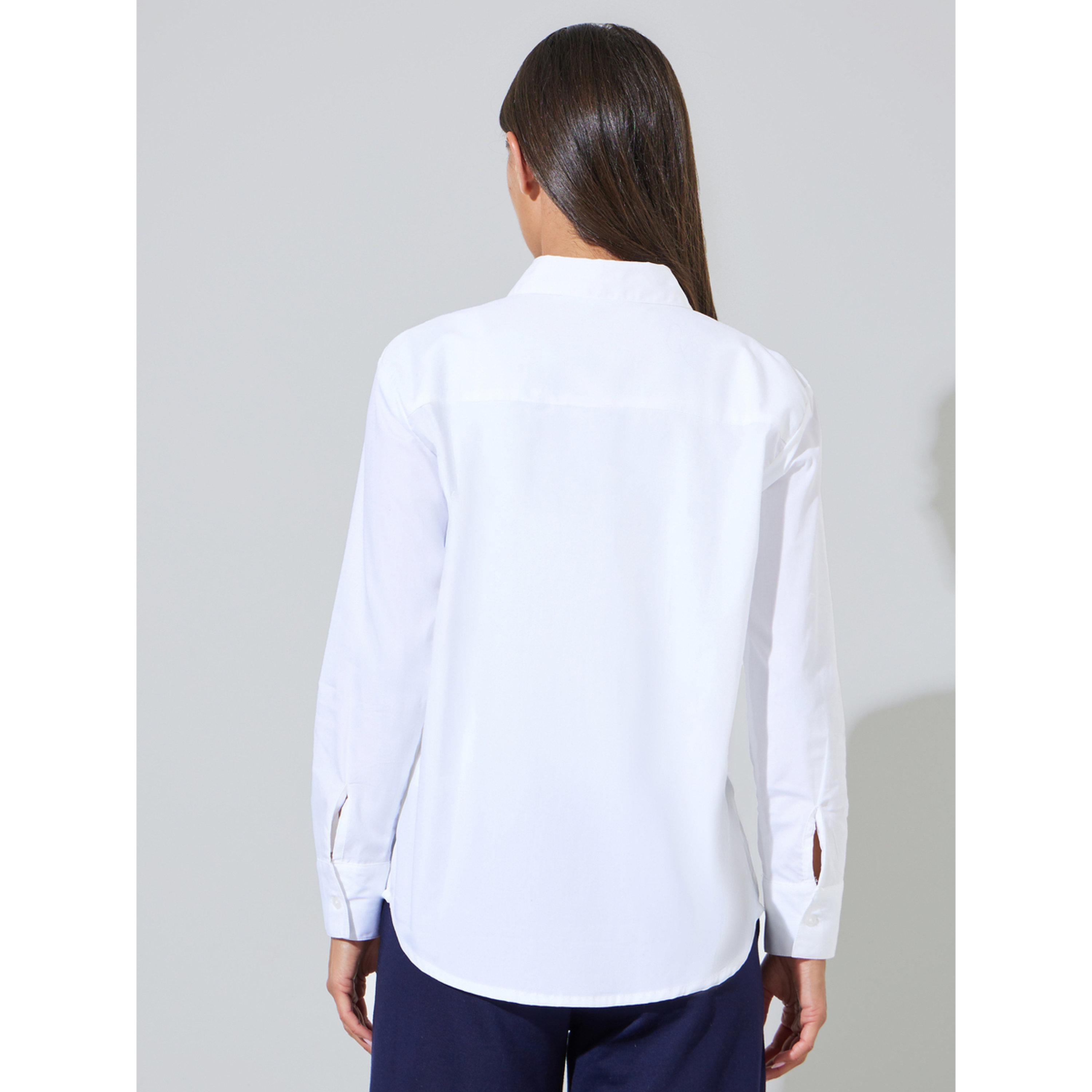 Styli White Pocket Embroidered Relaxed Fit Shirt-women-clothing-shirtsandblouses-shirts-image-3