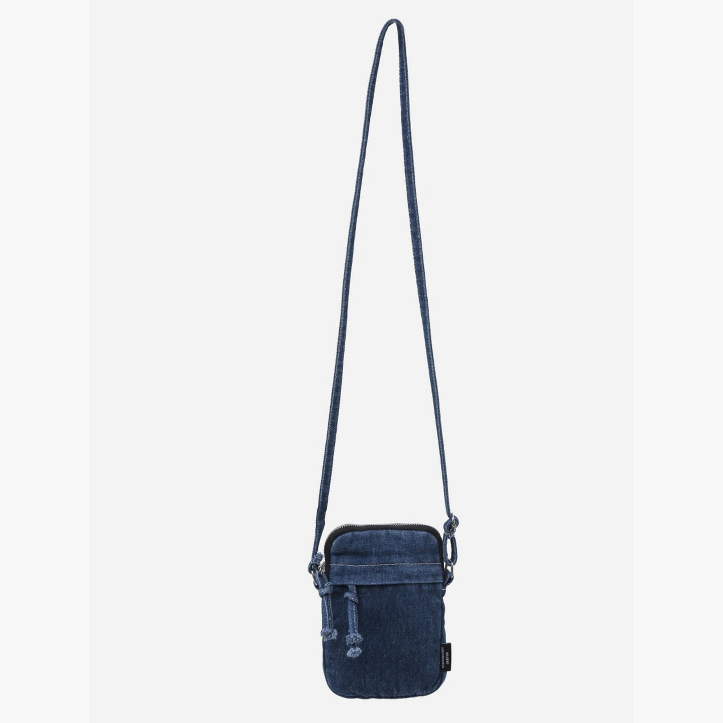 Take Two Dark Blue Denim Crossbody Bag with Zip-women-bagsandwallets-handbags-image-1