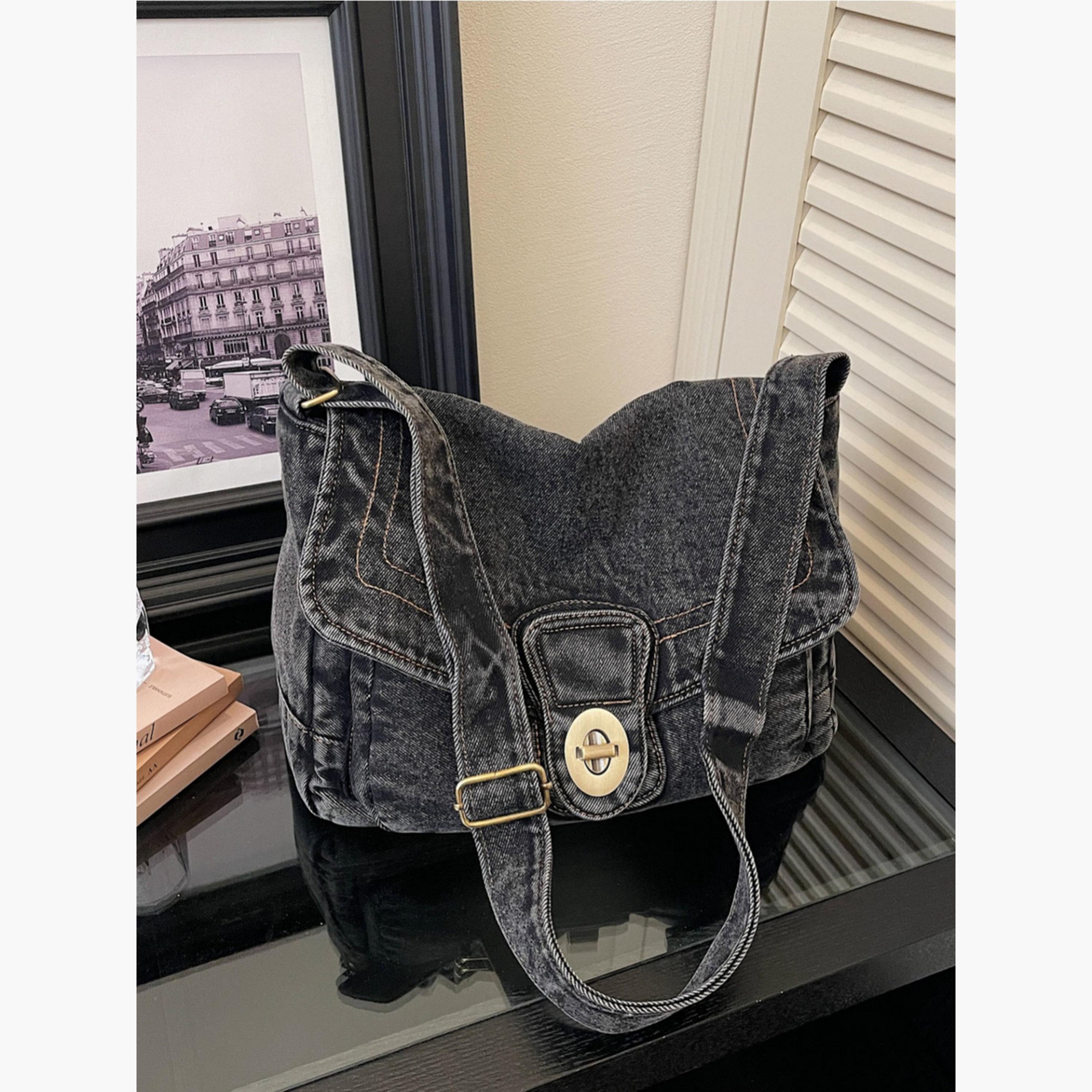 شنطة كتف دنيم بقفل دوار-women-bagsandwallets-handbags-image-5