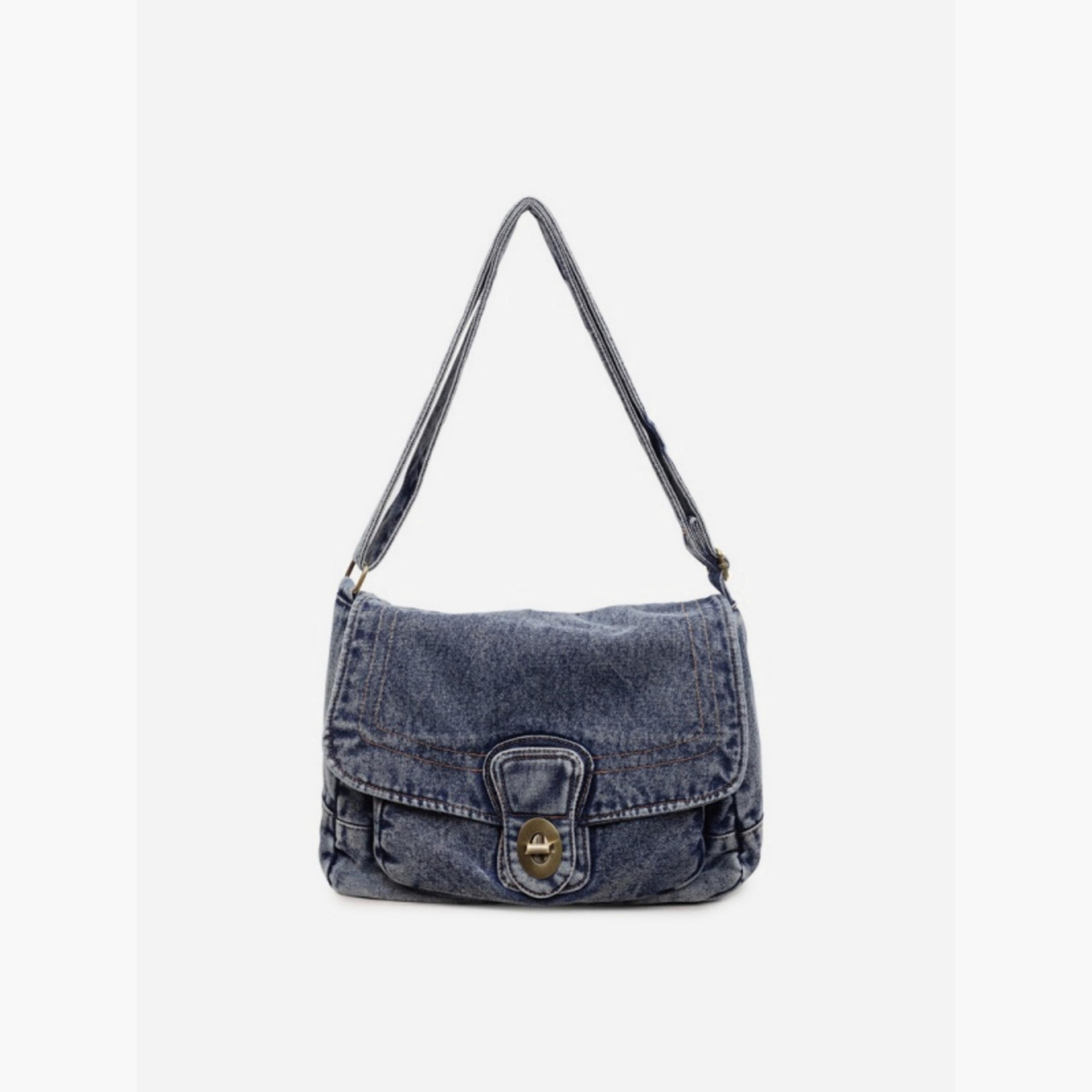 Take Two Blue Denim Shoulder Bag with Turn-Lock-women-bagsandwallets-handbags-image-1