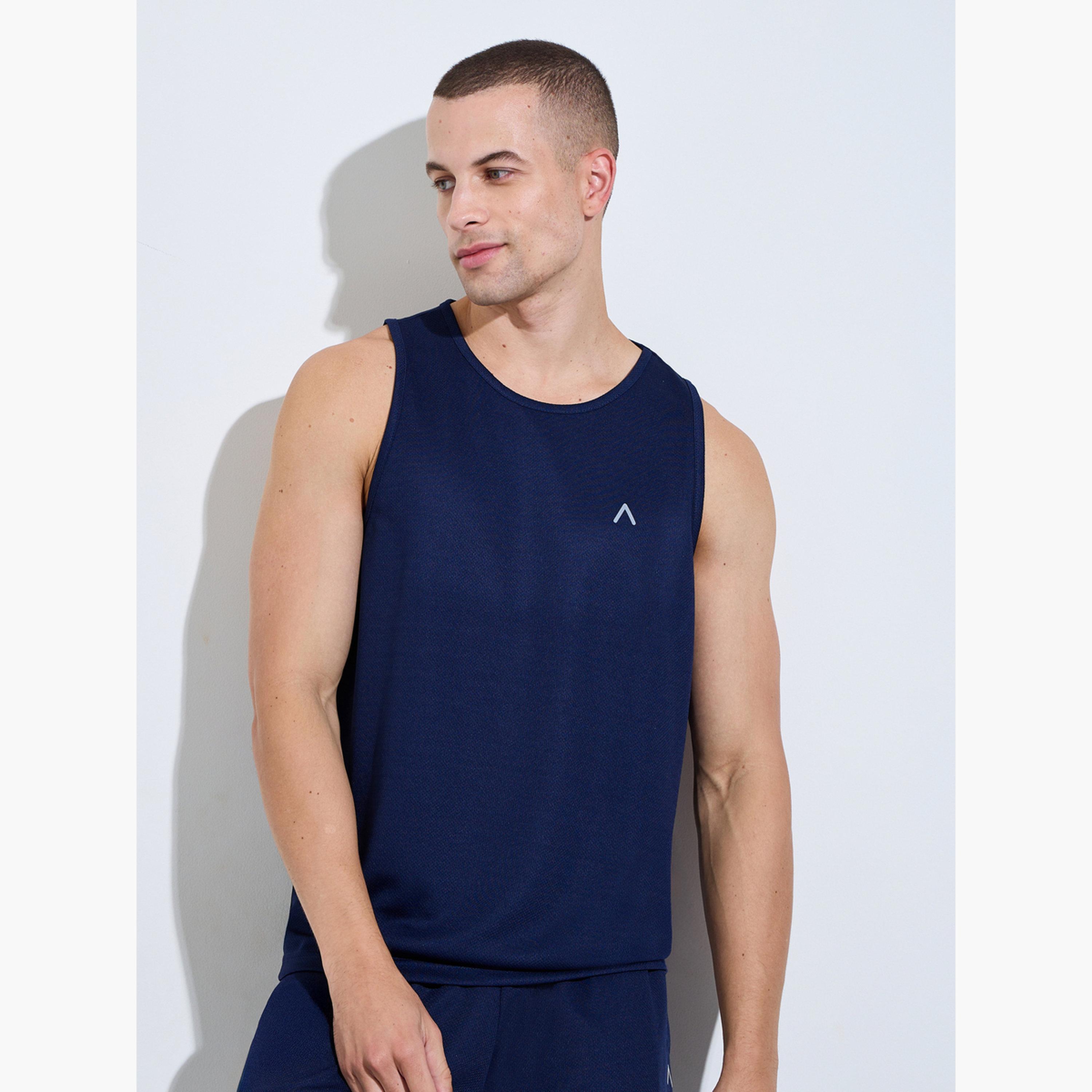 مجموعة من شورت وبلوزة تانك بقصة عادية-men-clothing-coordsets-image-3