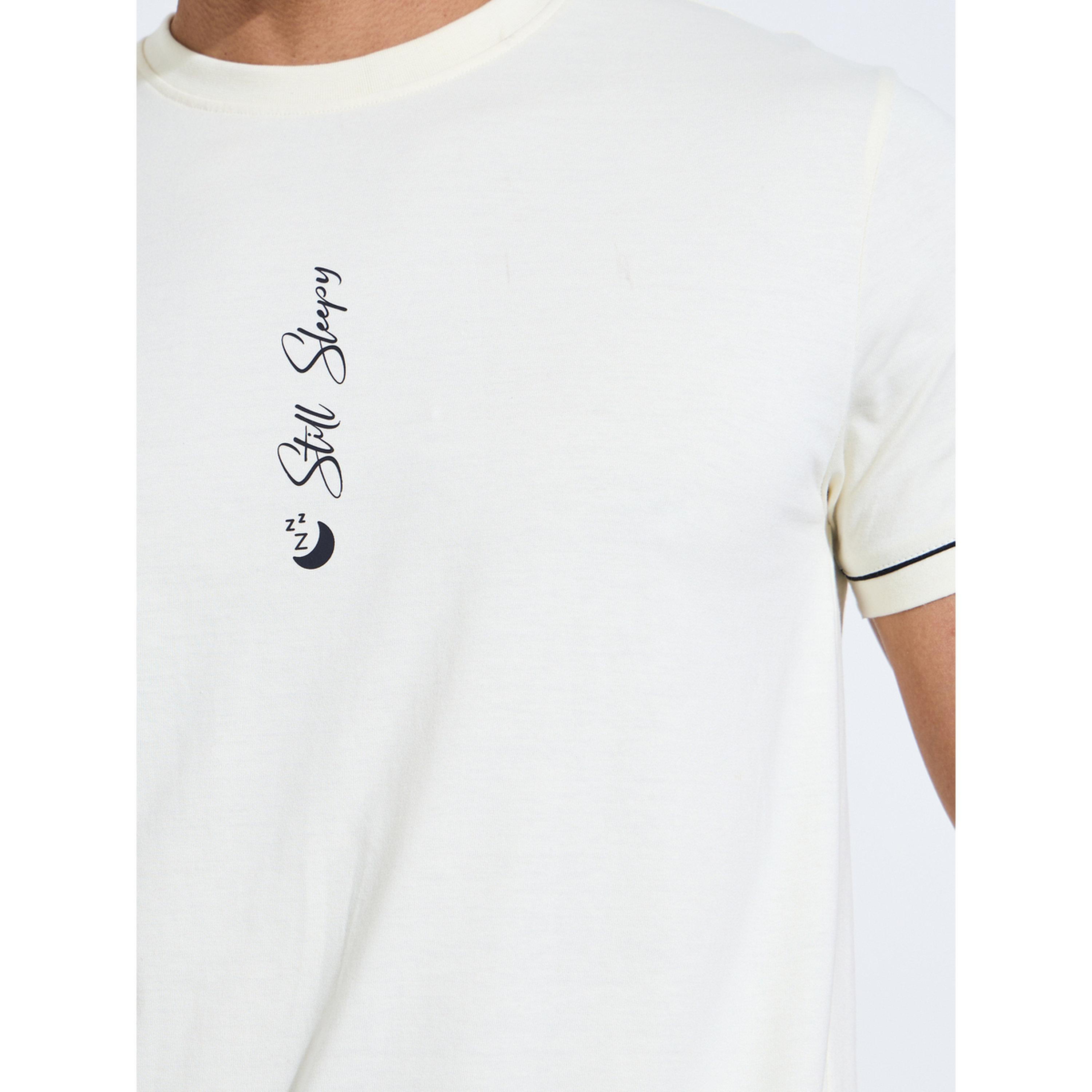 طقم بيجاما من شورت وتيشيرت مطبوع بقصة مريحة-men-clothing-nightwear-sets-image-6