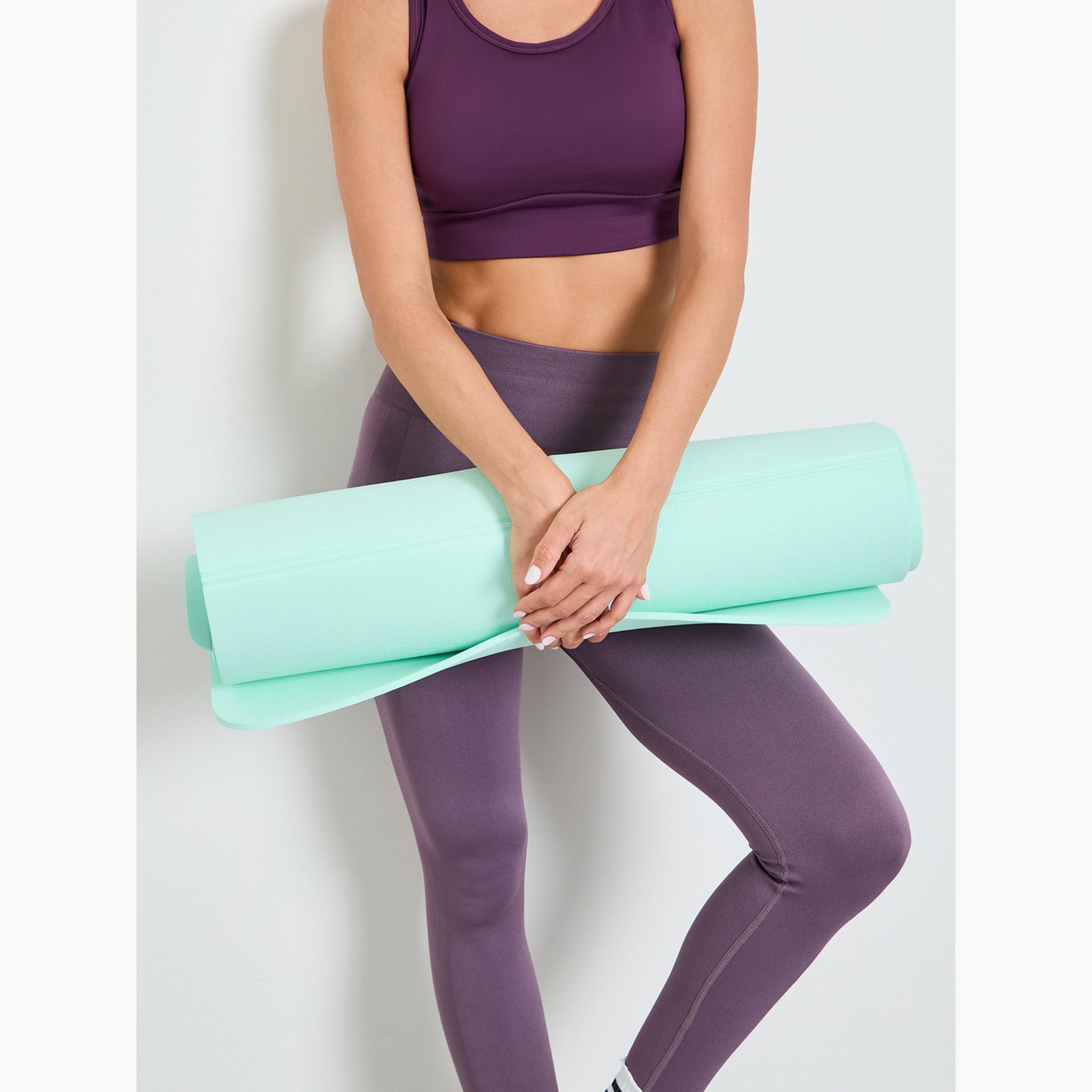 Styli Textured Yoga Mat with Carry On Strap-sports-men-accessories-image-4
