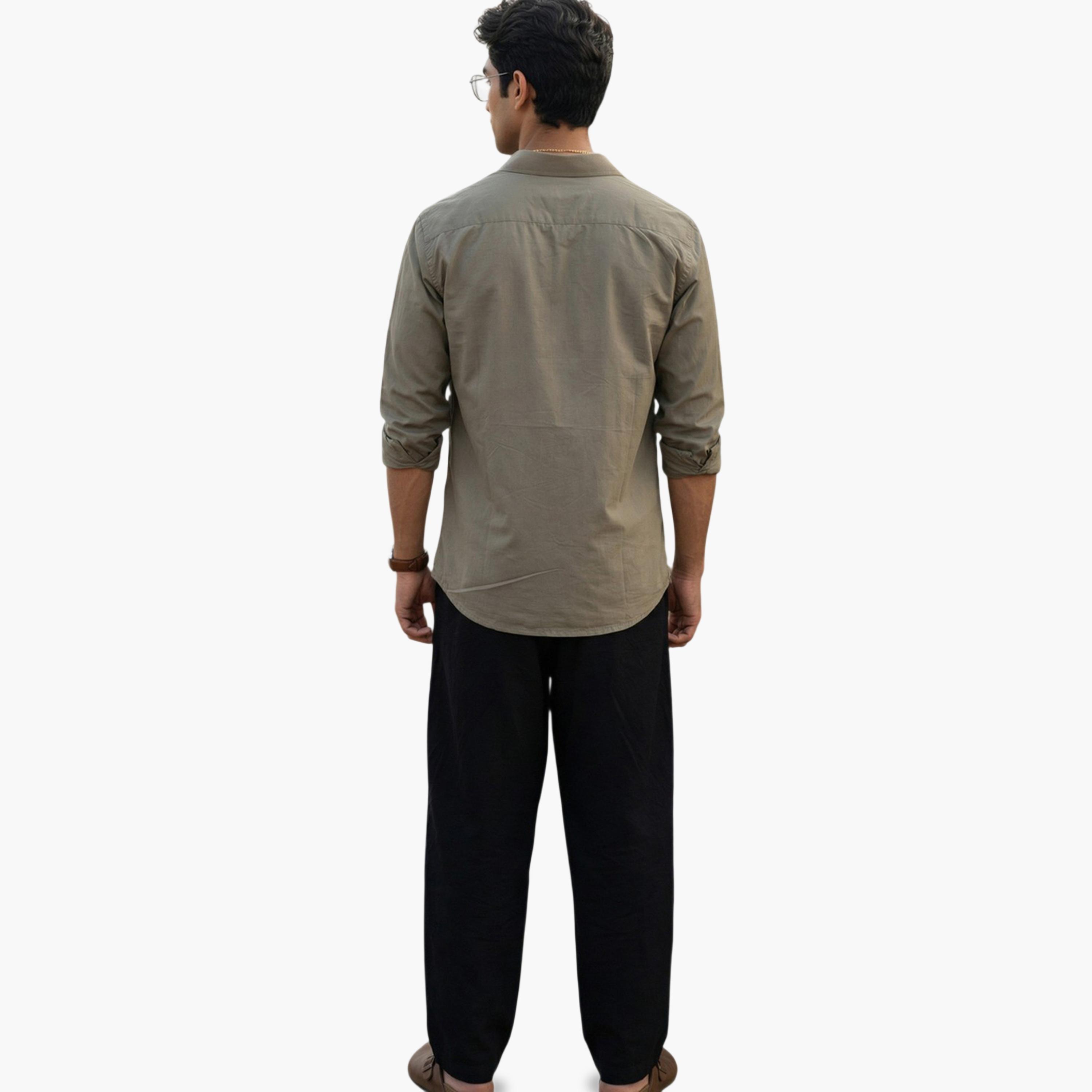 TRULOOM & X Styli Men Comfort Solid Casual Shirt-men-clothing-shirts-image-3