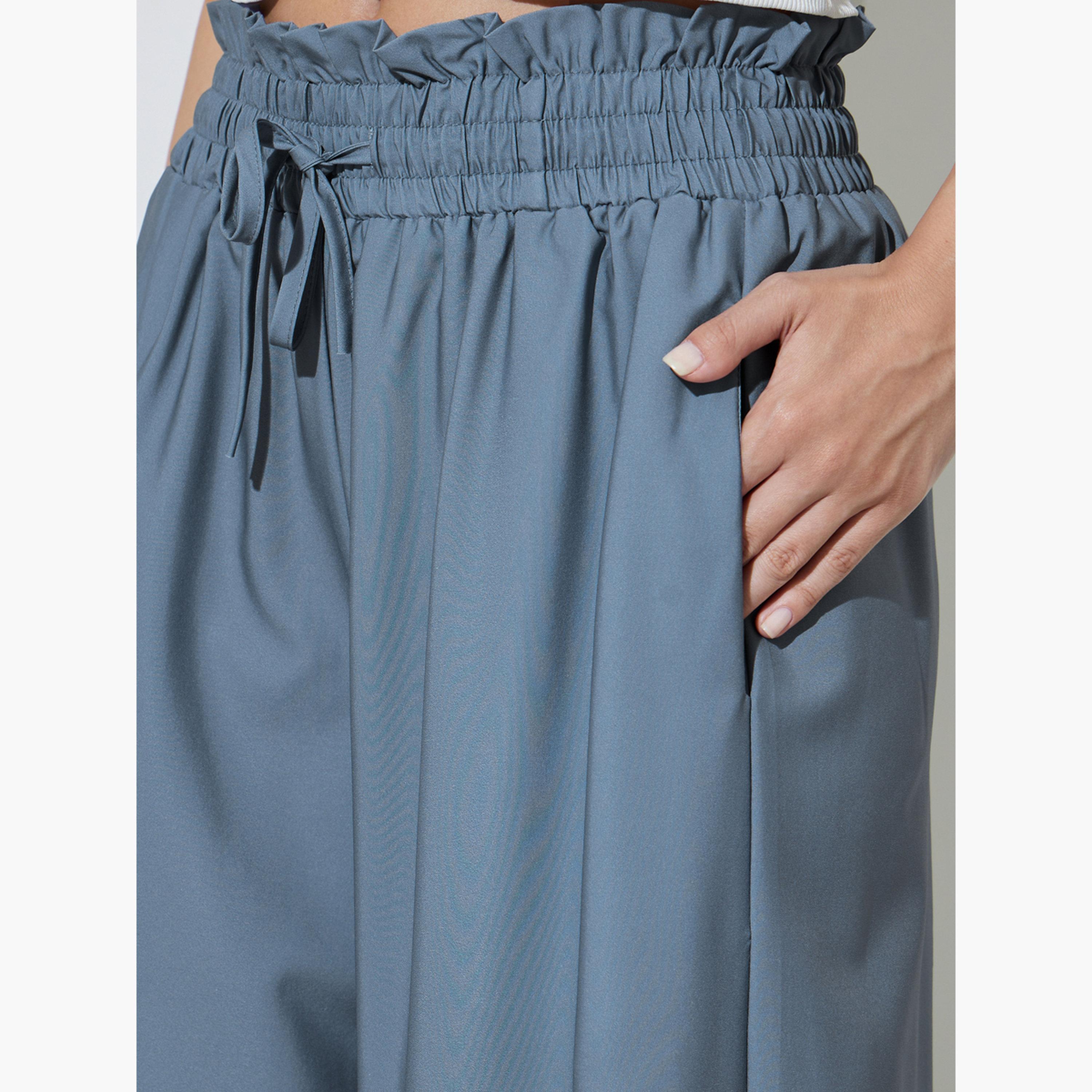 Take Two Grey Geo Print Wide Leg Pants-women-clothing-bottoms-joggers-image-3