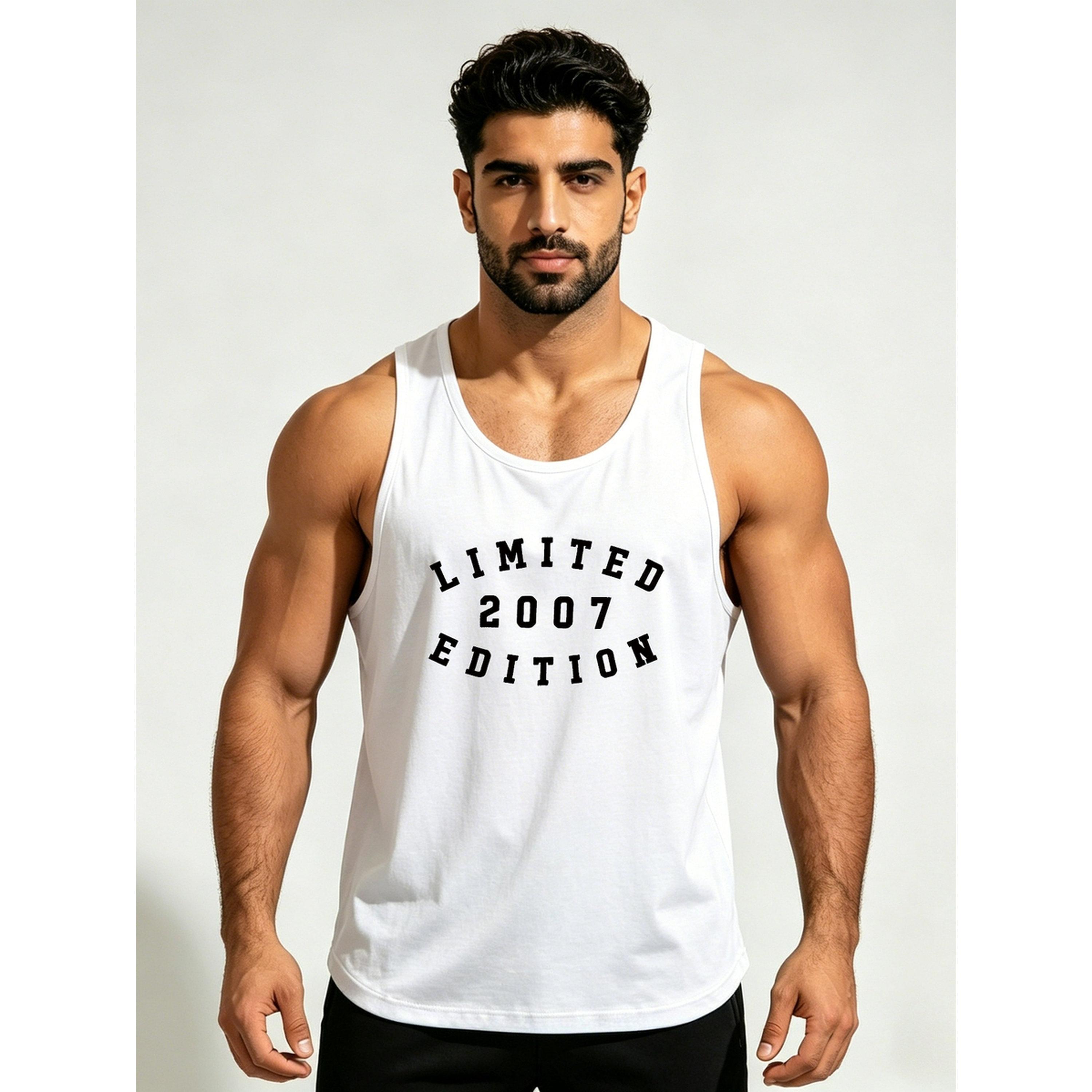 بلوزة تانك بطبعة شعار للرجال-men-clothing-tshirtsandpolos-vests-image-1