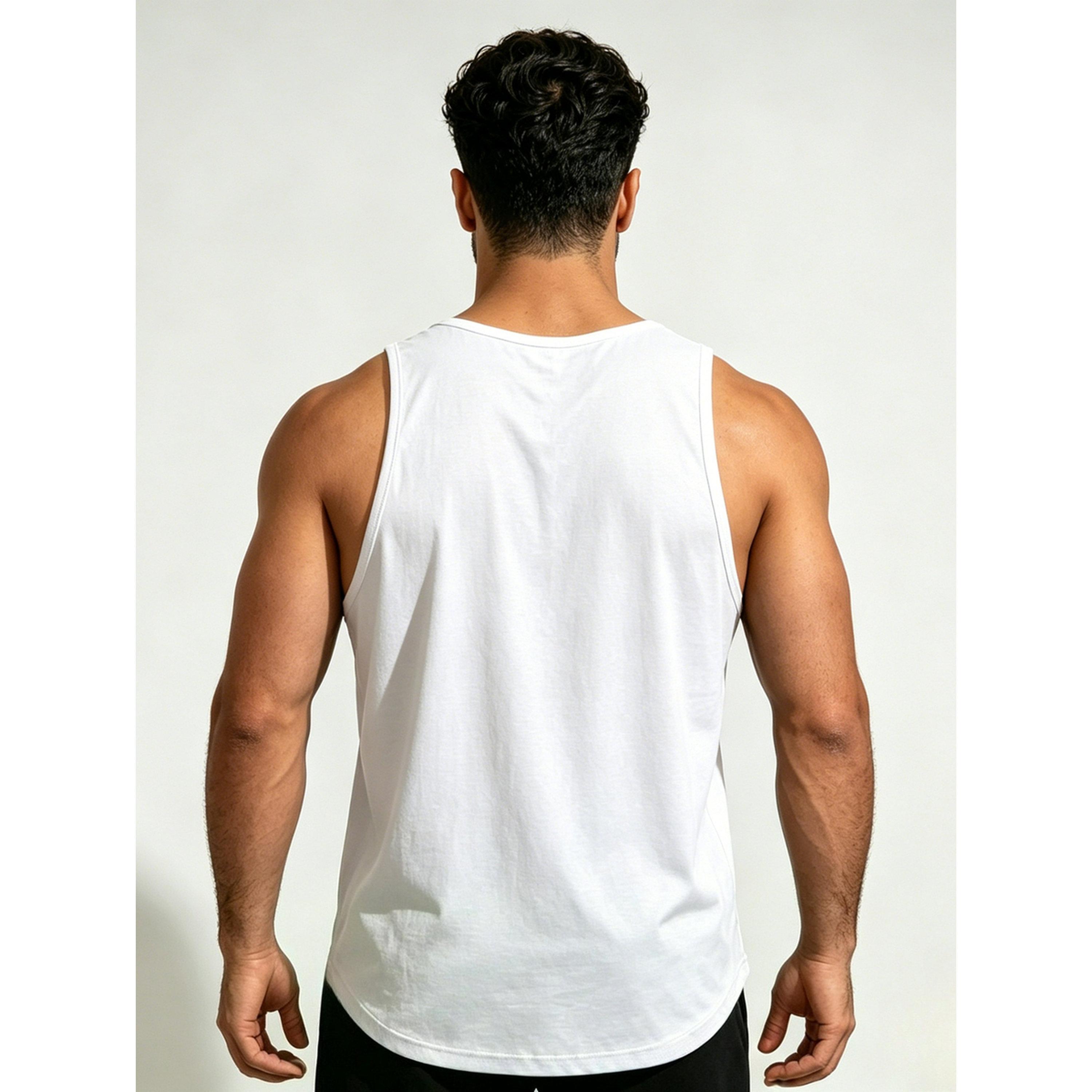 بلوزة تانك بطبعة شعار للرجال-men-clothing-tshirtsandpolos-vests-image-2
