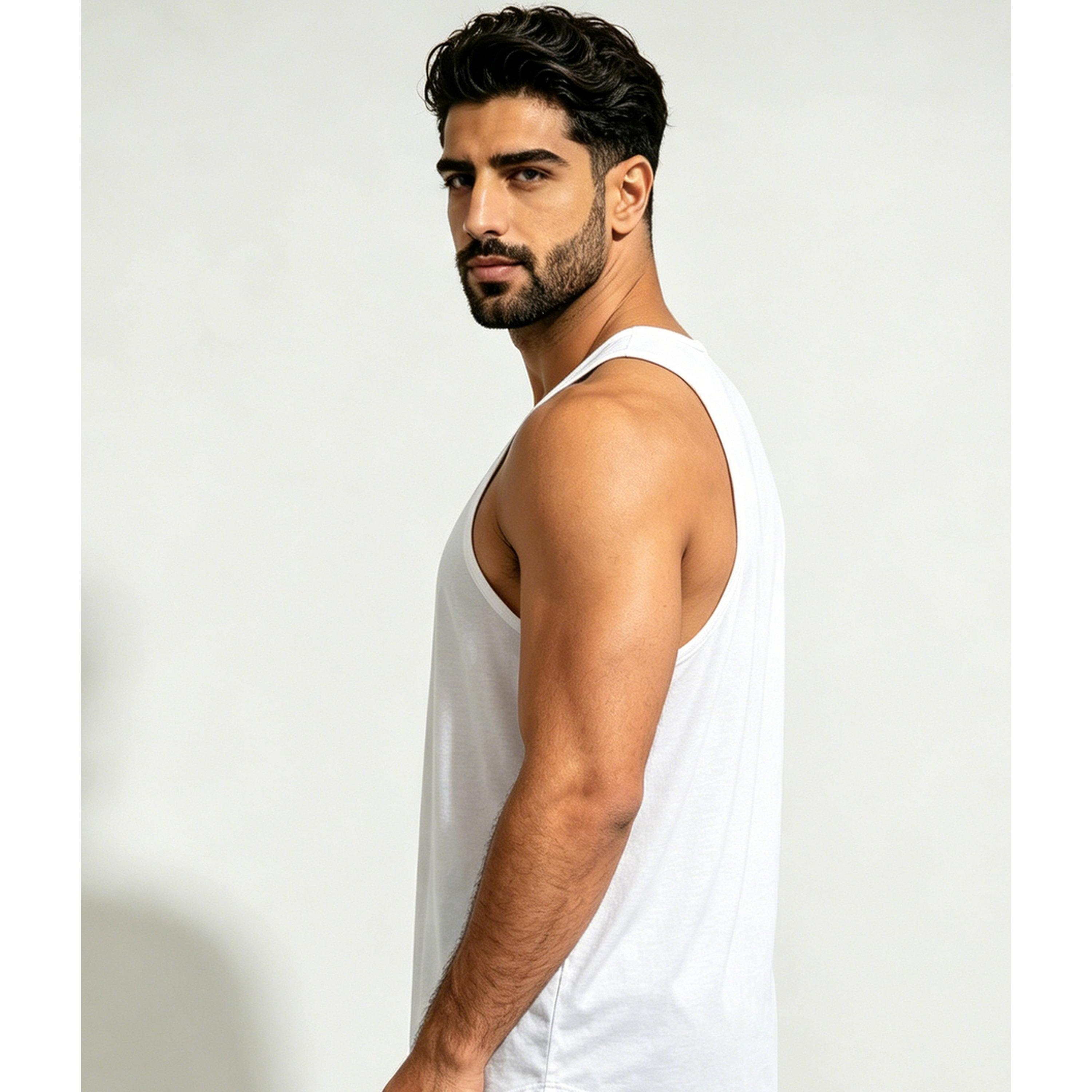 بلوزة تانك بطبعة شعار للرجال-men-clothing-tshirtsandpolos-vests-image-3